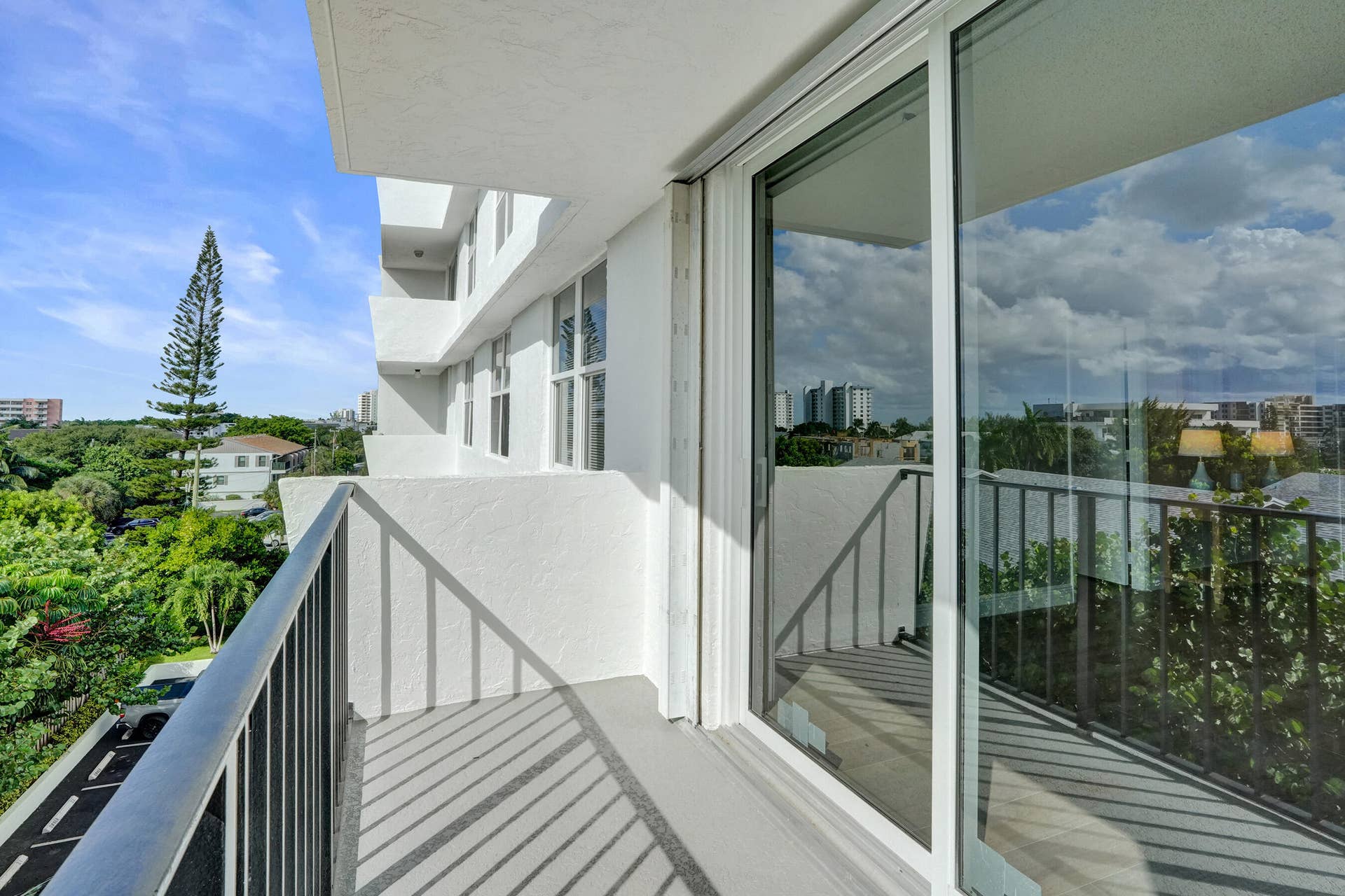 Private Balcony with Impact Sliders