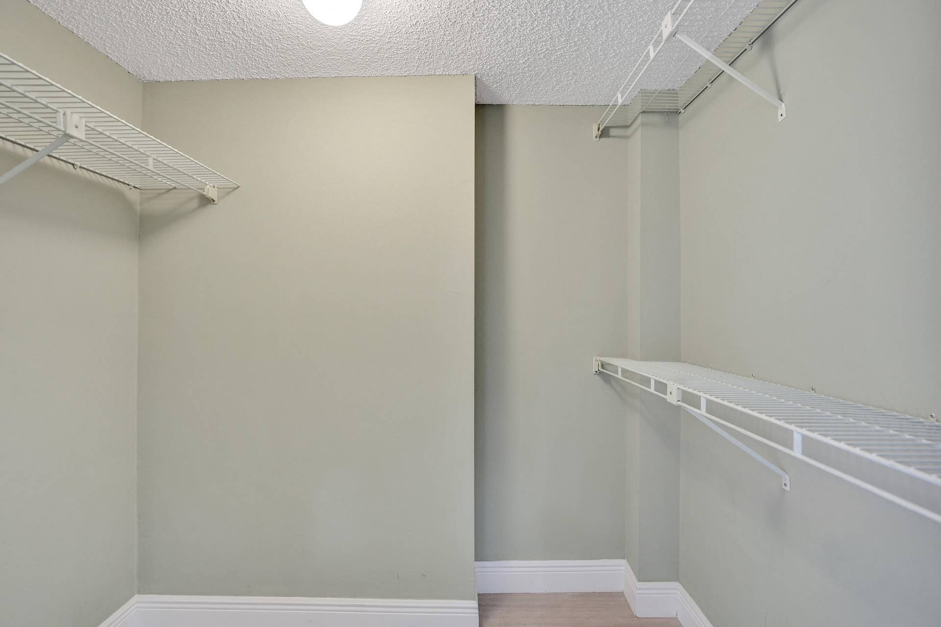 Extra Large Walk-in Closet locate din the Bedroom