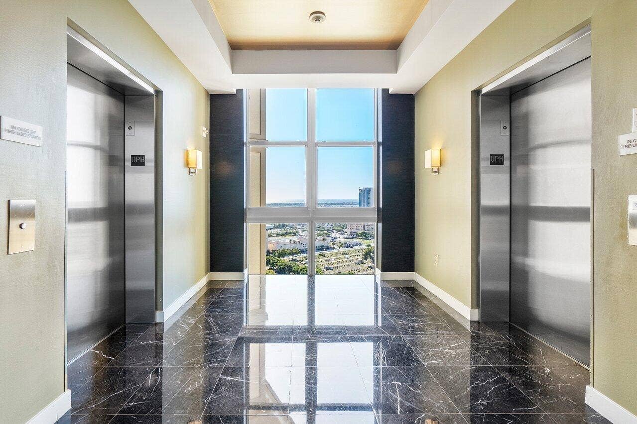550 Okeechobee Boulevard, #1508, West Palm Beach, FL 33401 CPST Central Elevator Landing