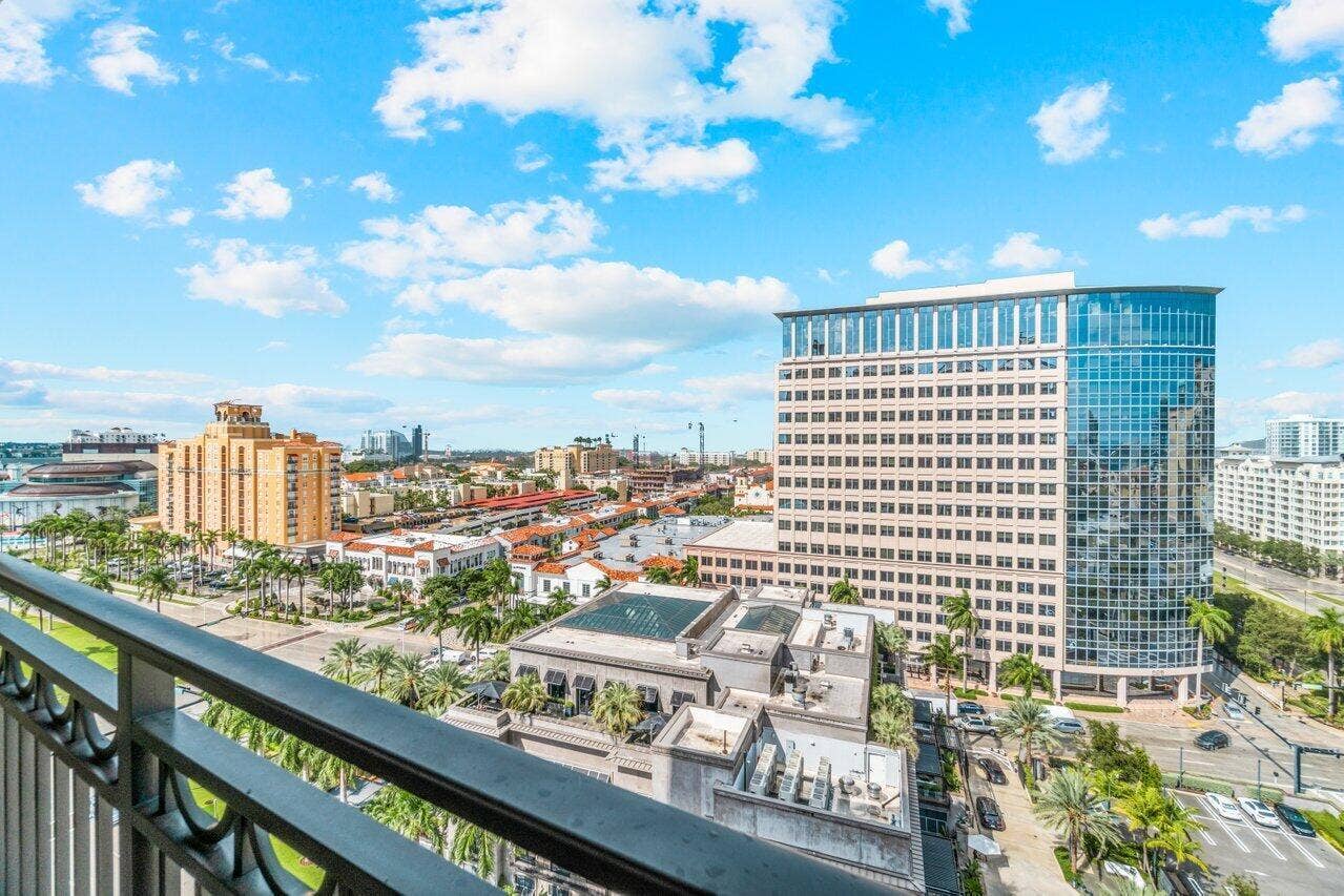 550 Okeechobee Boulevard, #1508, West Palm Beach, FL 33401 Northwest Balcony Views