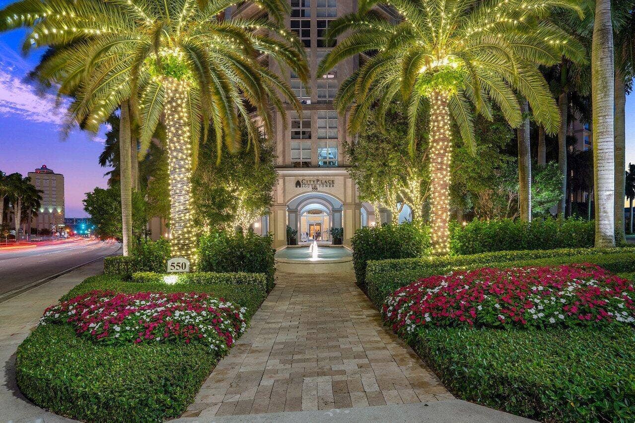 550 Okeechobee Boulevard, #1508, West Palm Beach, FL 33401 CityPlace South Tower Front Entrance