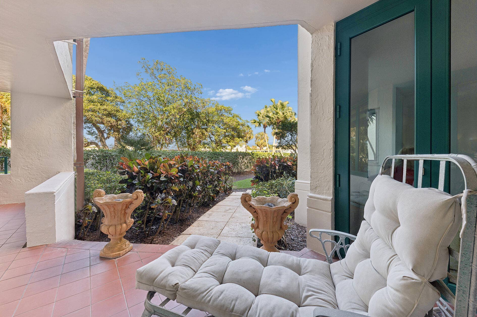 Walkout patio