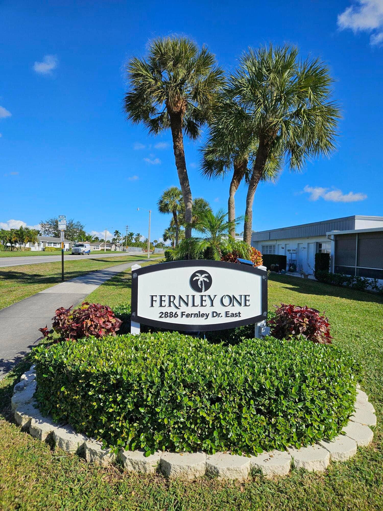 2886 Fernley Drive E, #1, West Palm Beach, FL 33415 Front sign