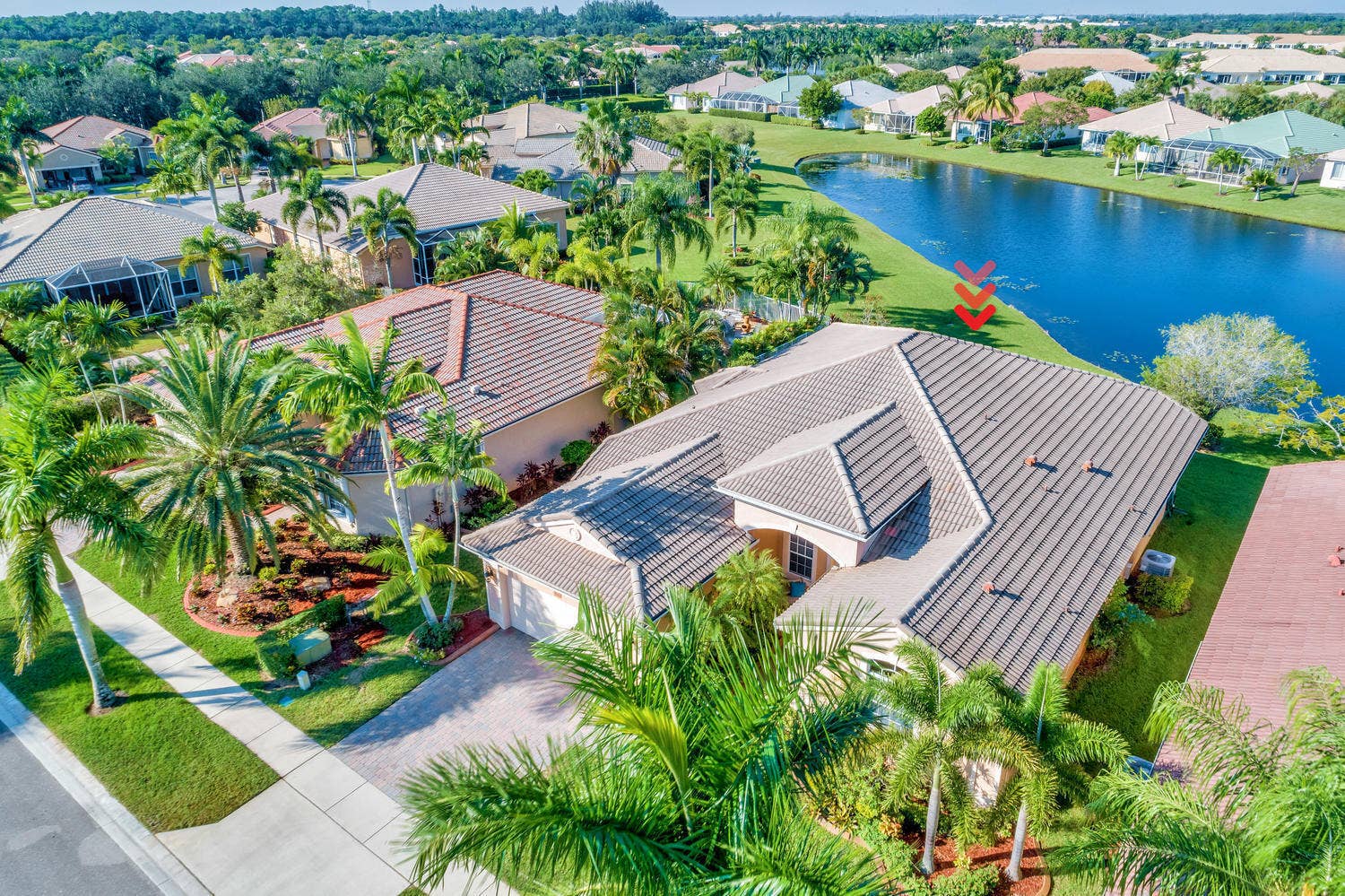 9542 Lantern Bay Circle, West Palm Beach, FL 33411 Aerial House