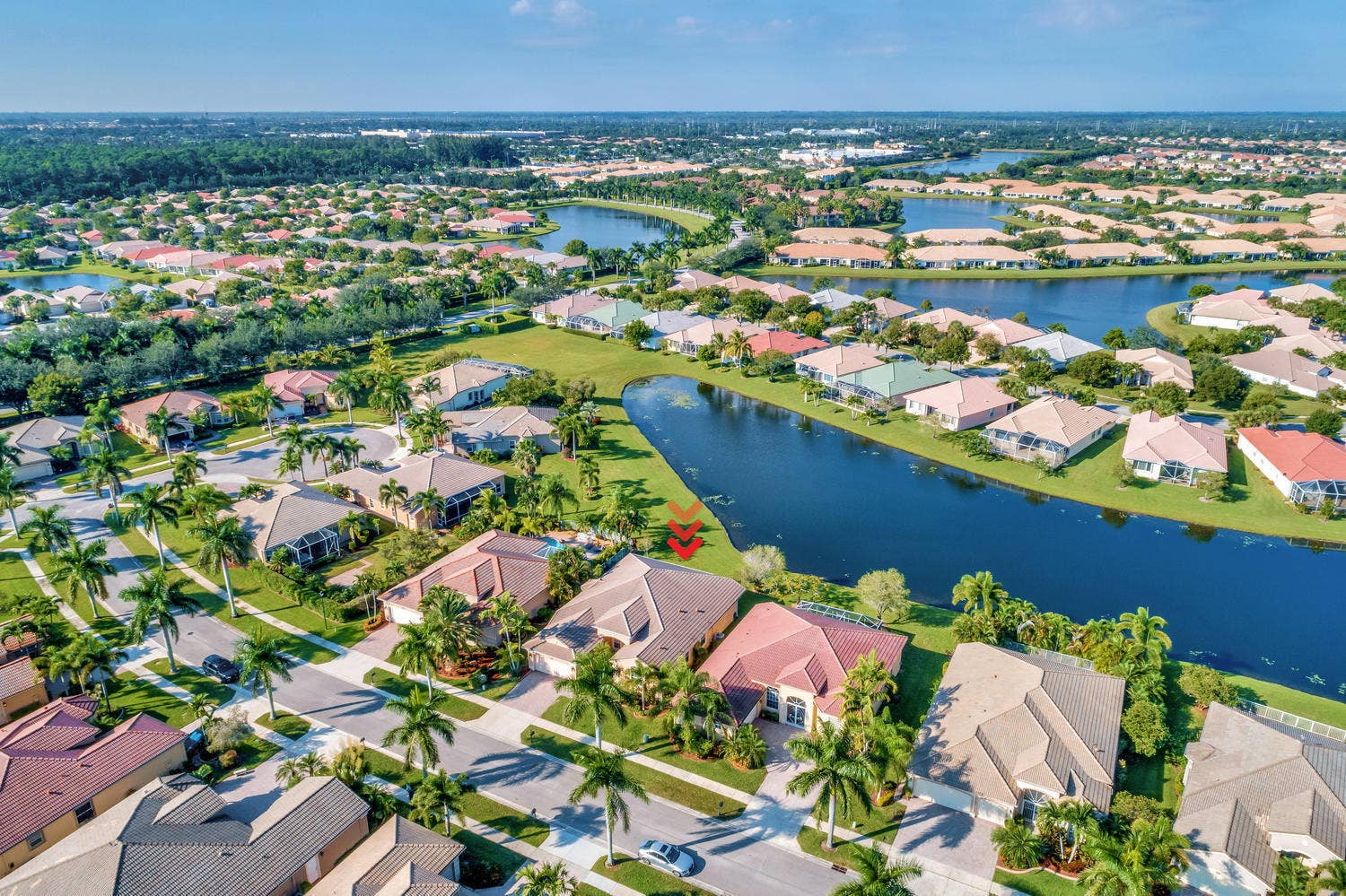 9542 Lantern Bay Circle, West Palm Beach, FL 33411 Abuts Preserve