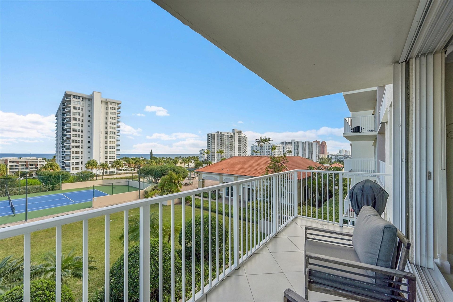 3020 NE 32ND Avenue, #805, Fort Lauderdale, FL 33308 Your private balcony is the perfect place to relax, unwind, and take in breathtaking views of the Atlantic Ocean.