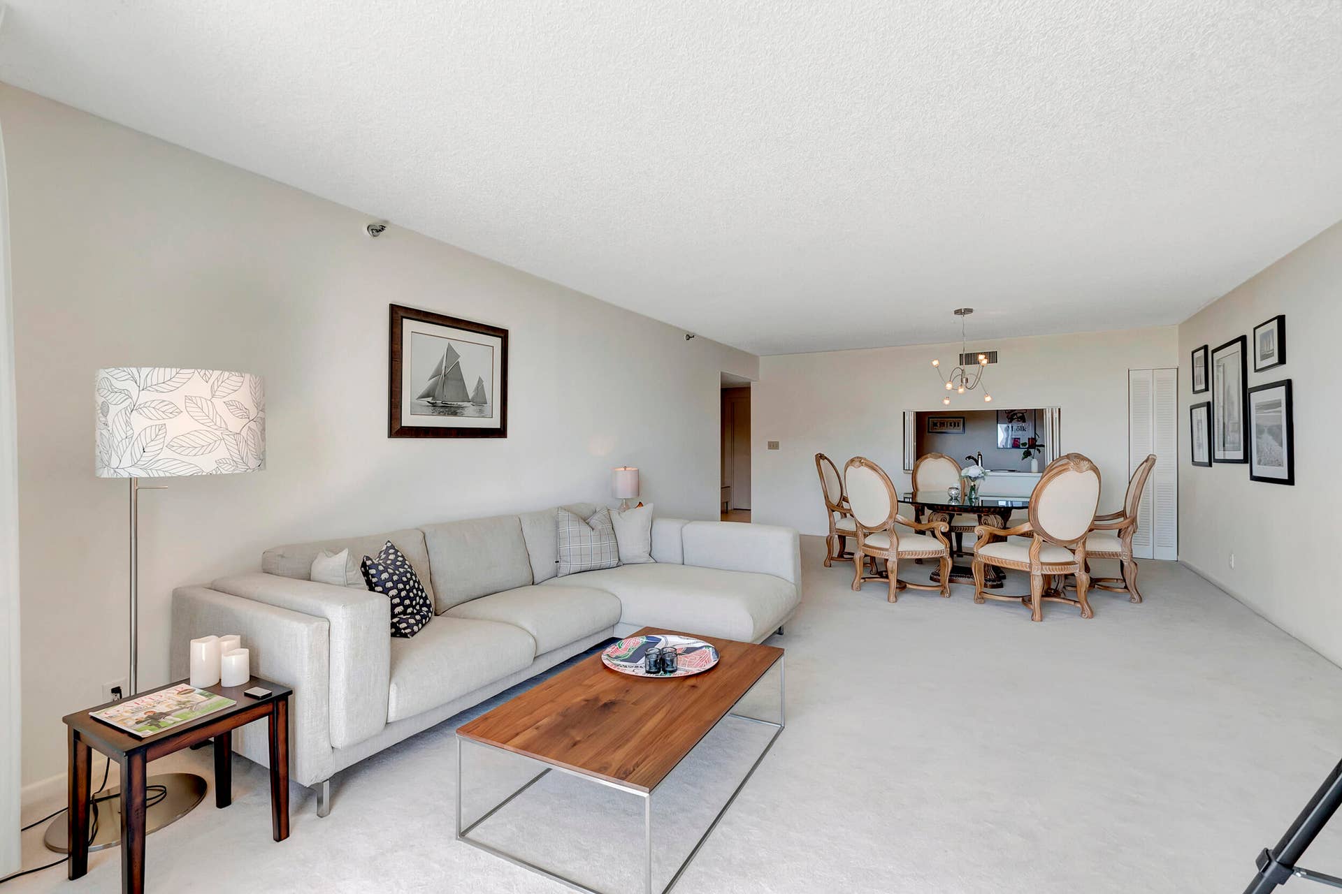 4740 S Ocean Boulevard, #1415, Highland Beach, Highland Beach, FL 33487 Living and Dining Room