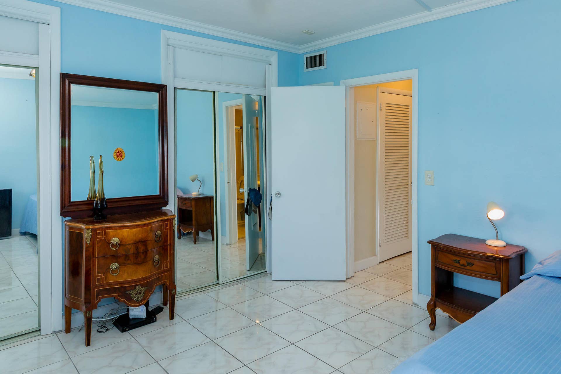 630 Layne Boulevard, #208, Hallandale Beach, Hallandale Beach, FL 33009 White tile flooring and crown molding