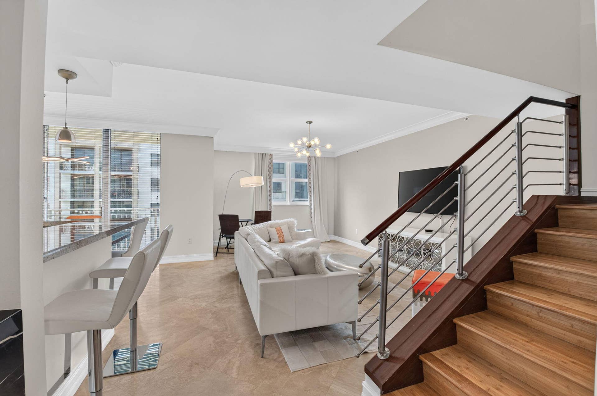 99 SE Mizner Boulevard, #Ph37, Boca Raton, FL 33432 Living Room