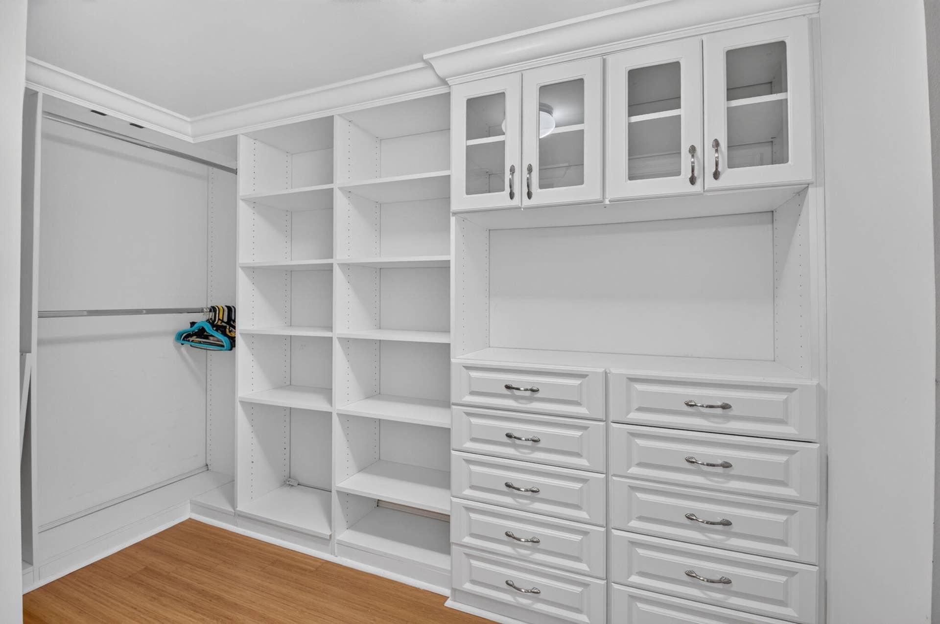 99 SE Mizner Boulevard, #Ph37, Boca Raton, FL 33432 Custom closet organization system.