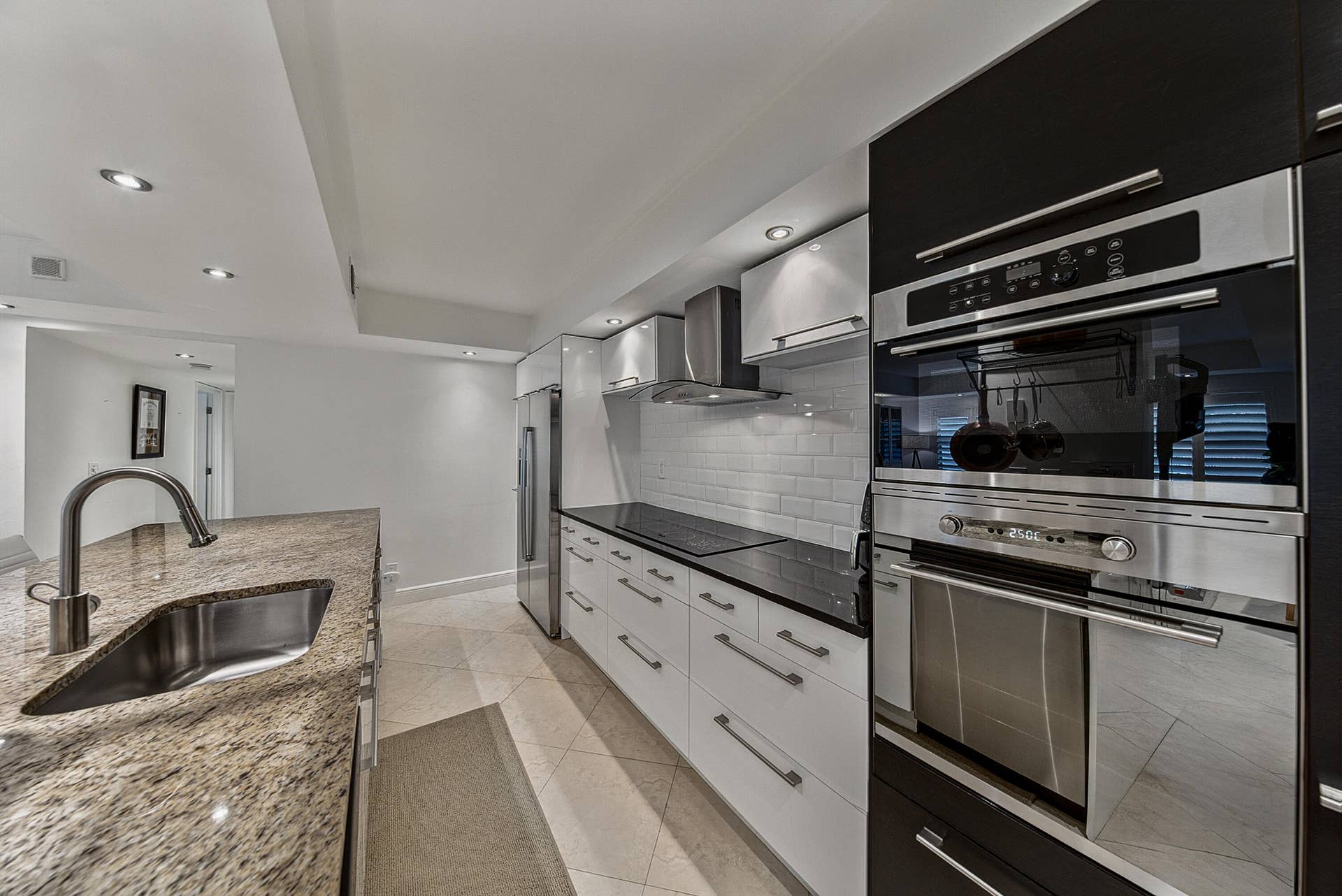 2900 NE 30th Street, #G1, Fort Lauderdale, FL 33306 Kitchen with Wall Oven and Microwave