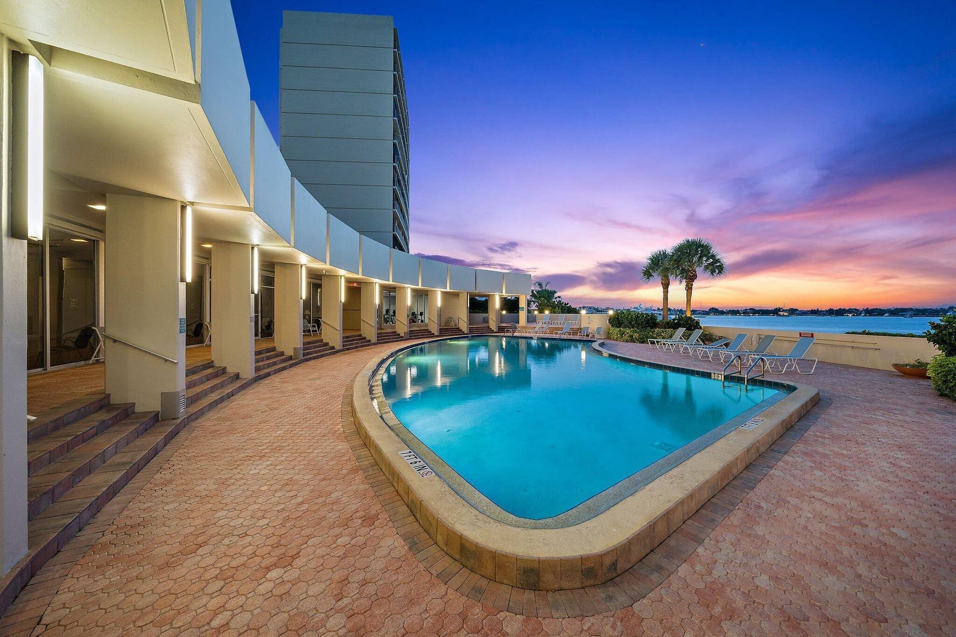 122 Lakeshore Drive, #G40, North Palm Beach, FL 33408 G40 COMMUNITY POOL TWILIGHT 2 - Copy