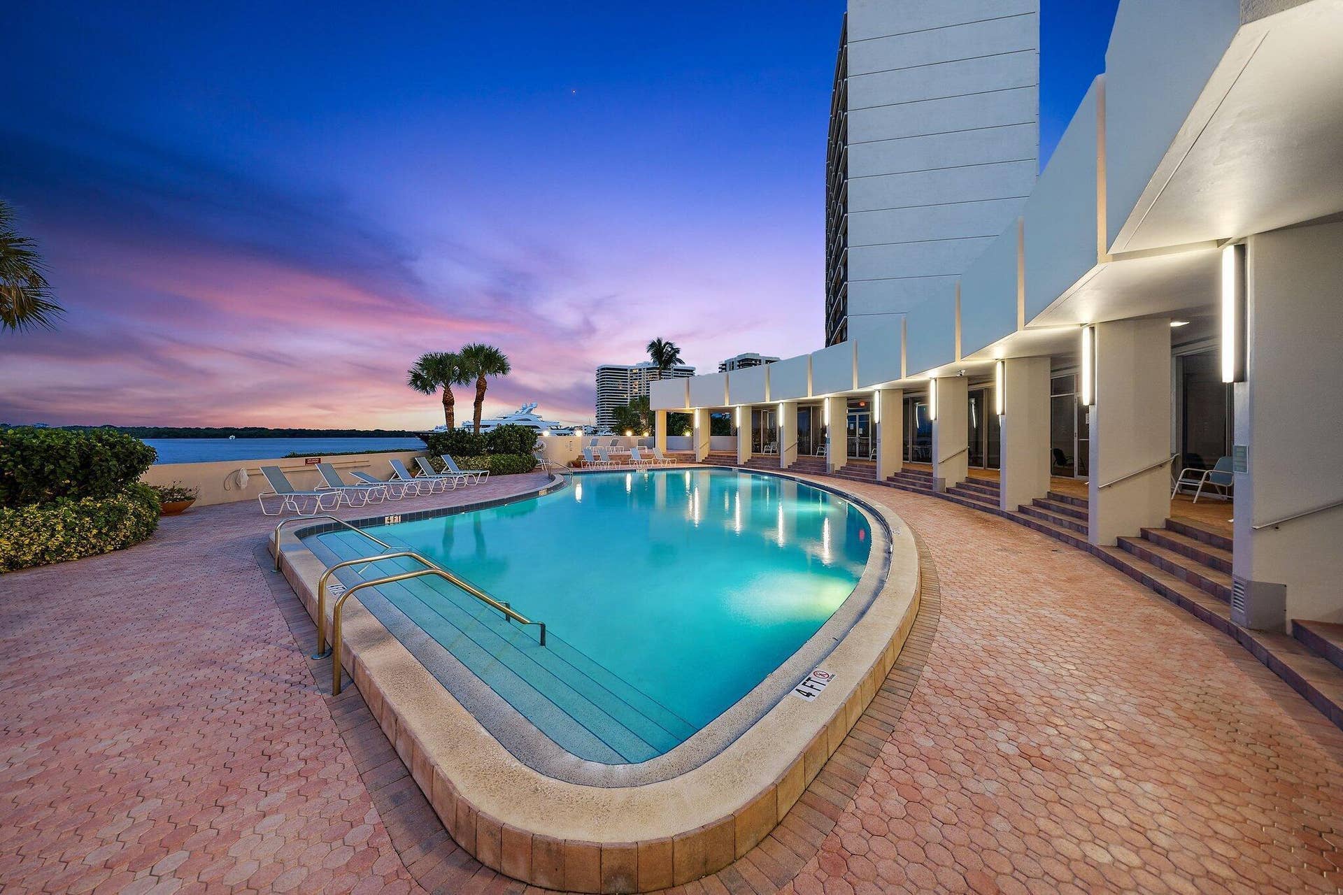 122 Lakeshore Drive, #G40, North Palm Beach, FL 33408 G40 COMMUNITY POOL TWILIGHT 3 - Copy