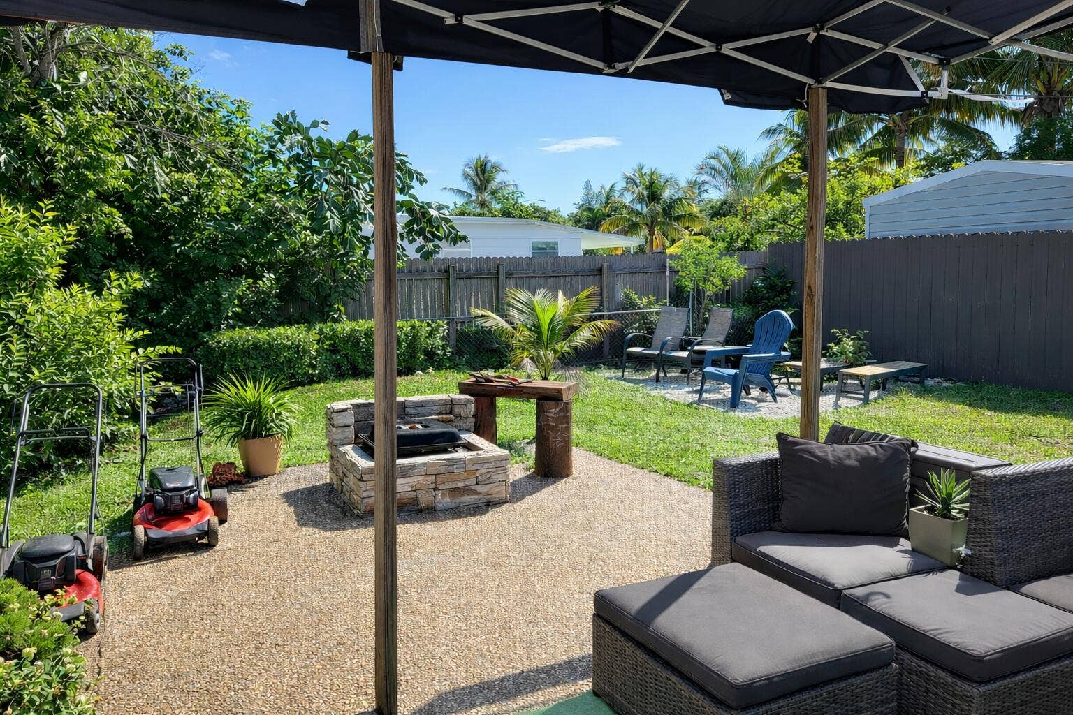 2330 NE 1ST Avenue, Pompano Beach, FL 33060 BACK YARD NO LONGER HAS COVERING BUT WILL BE COMPLETELY CLEARED PRIOR TO OCCUPANCY