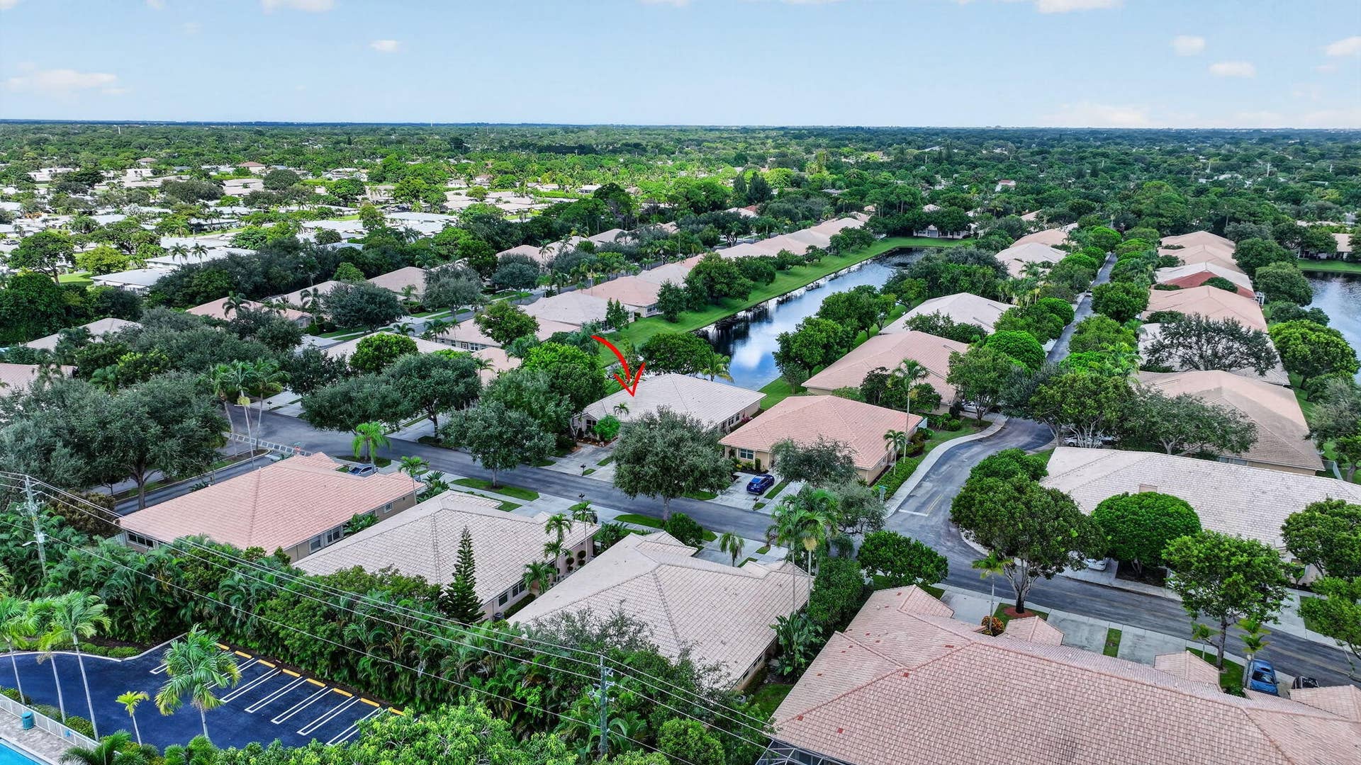 2521 S Coral Trace Circle, Delray Beach, FL 33445 Villa view NW