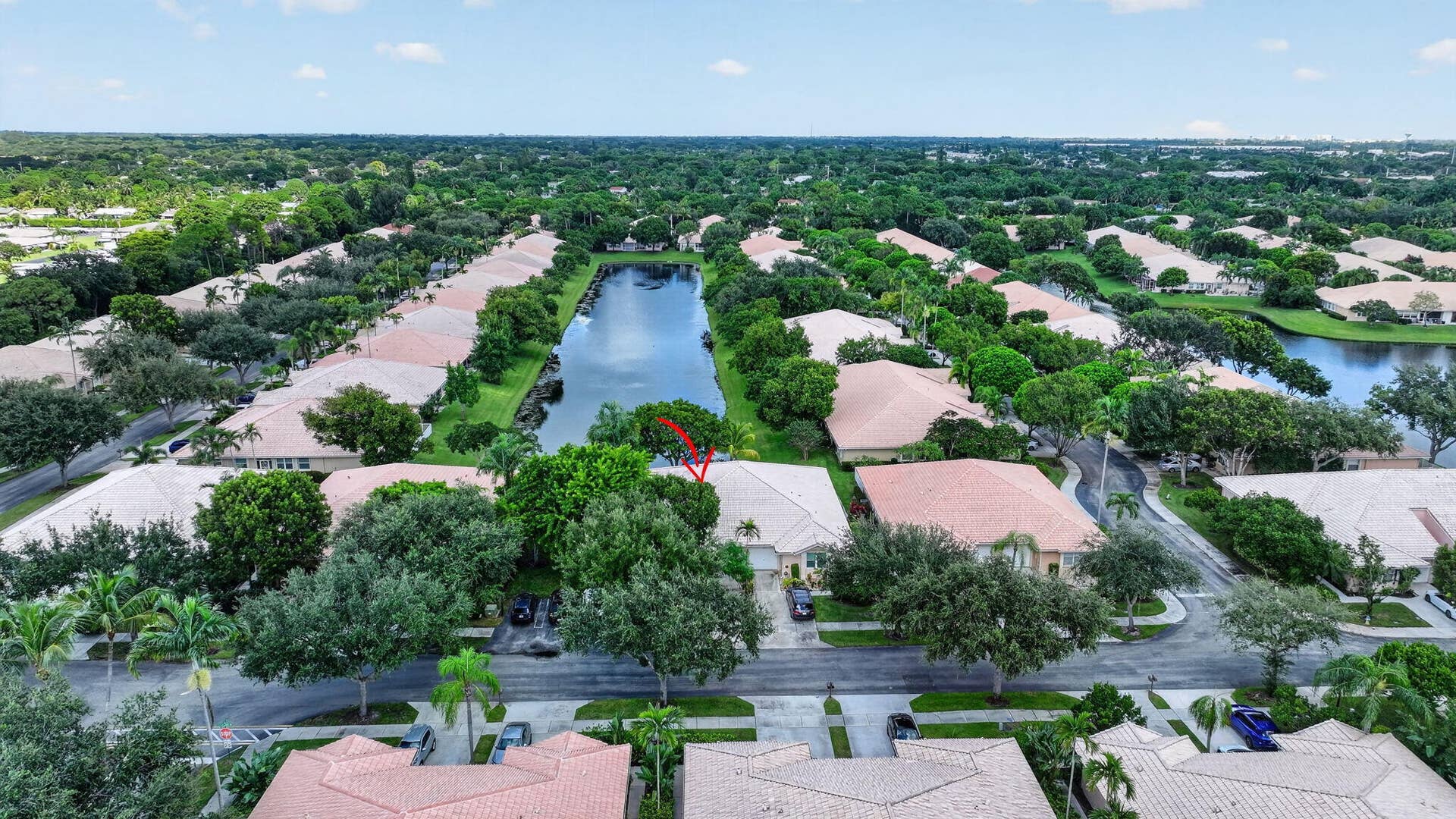 2521 S Coral Trace Circle, Delray Beach, FL 33445 Villa view N