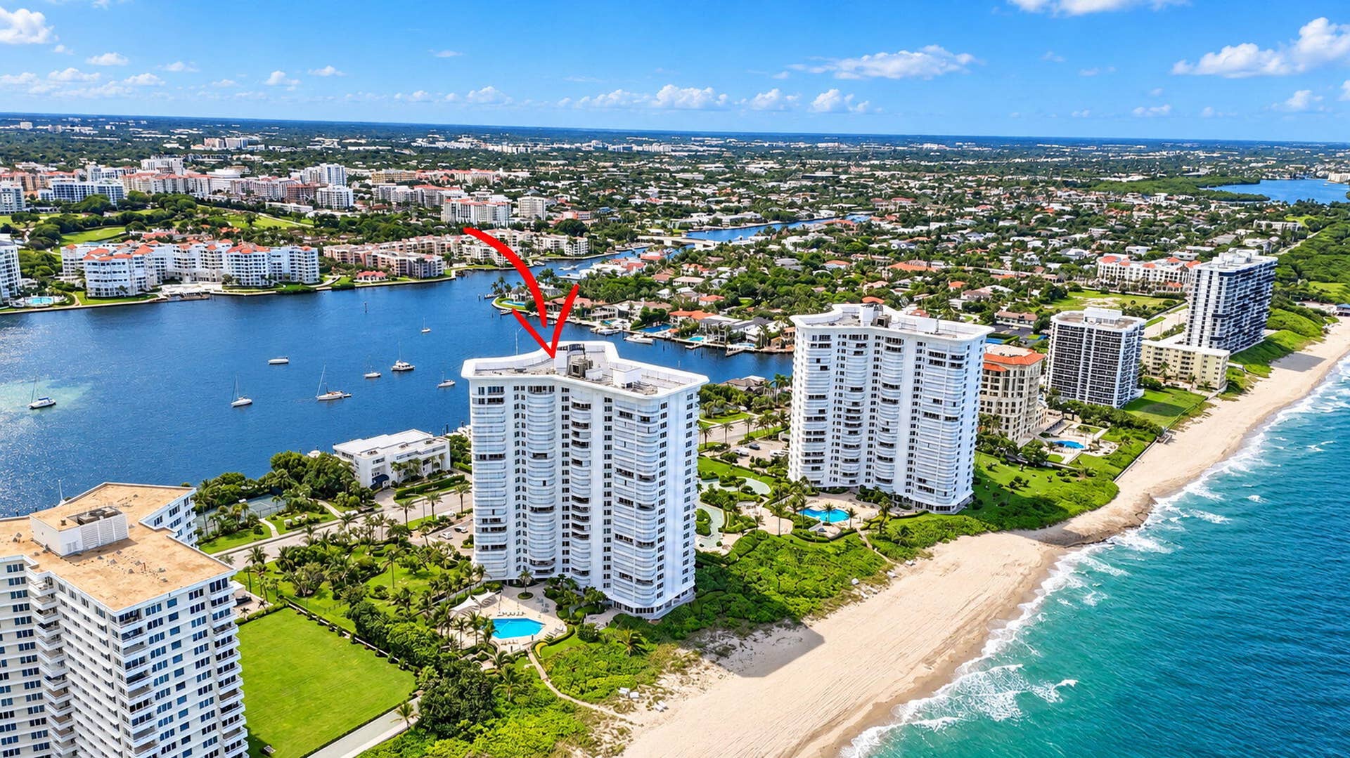 550 S Ocean Boulevard, #2209, Boca Raton, FL 33432 Aerial