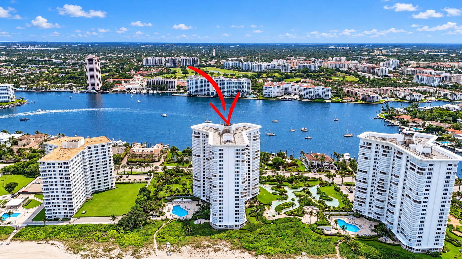 550 S Ocean Boulevard, #2209, Boca Raton, FL 33432 Aerial