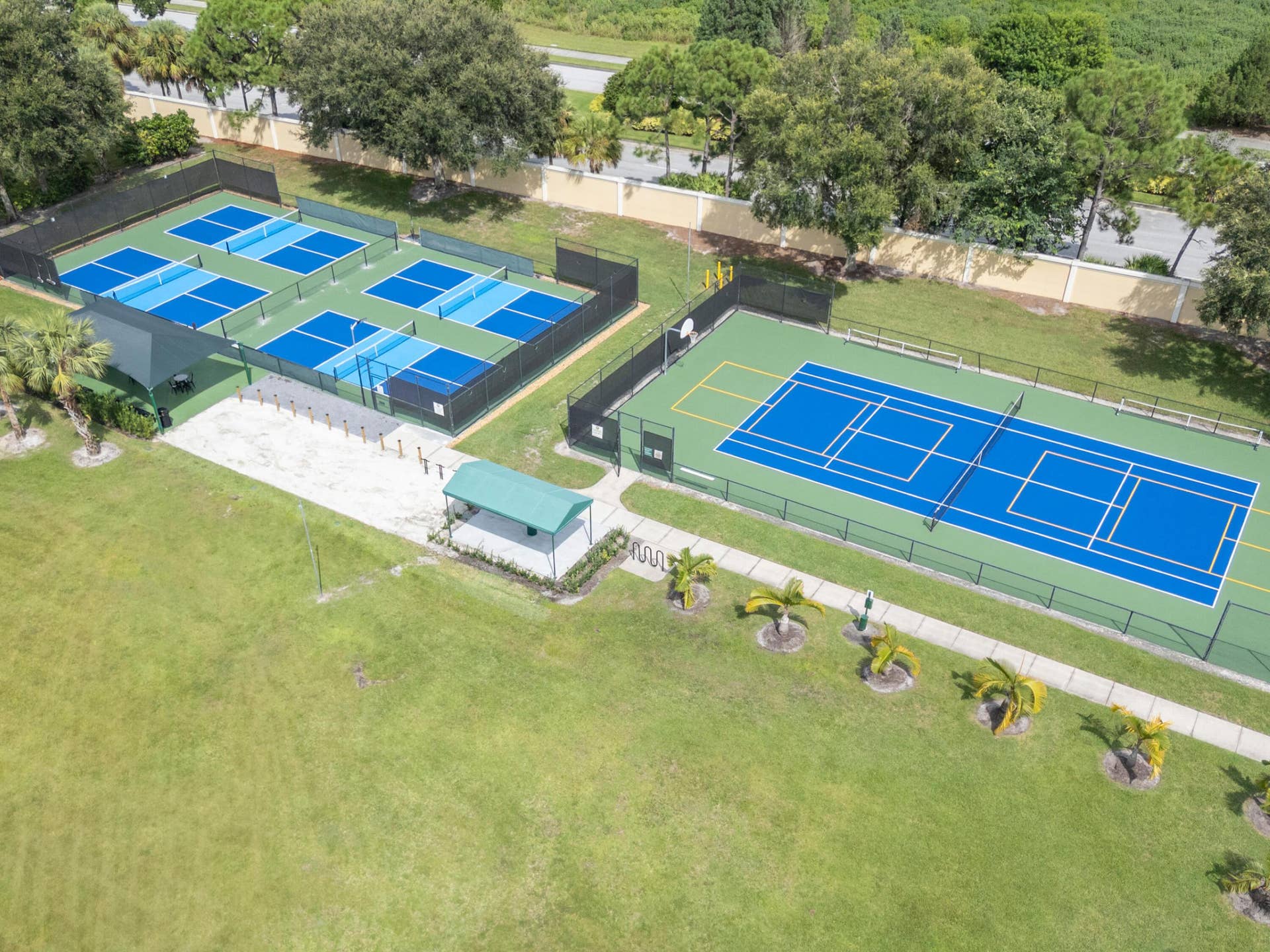 7603 Greenbrier Circle, Port St Lucie, FL 34986 Racket Sports Aerial