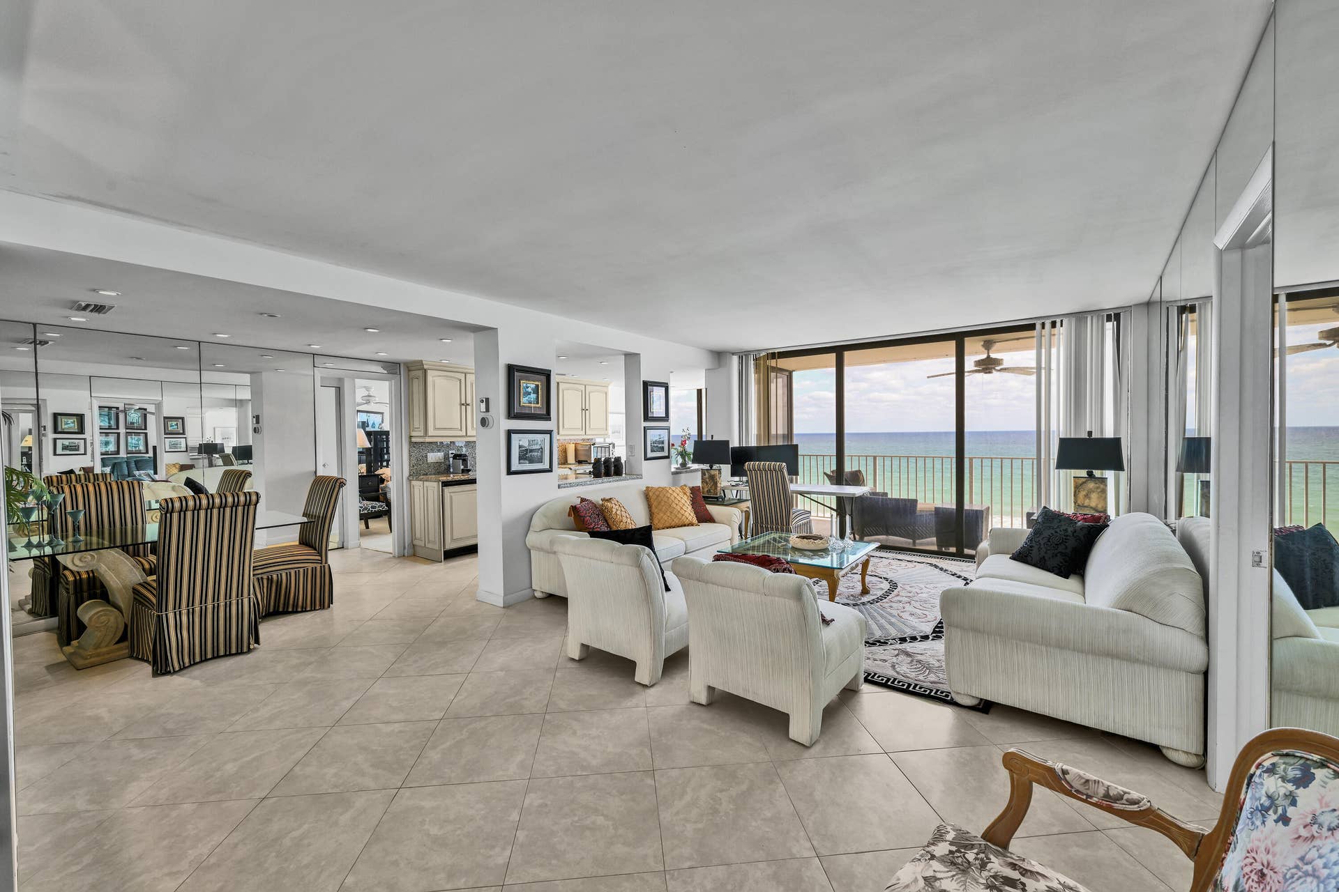 3590 S Ocean Boulevard, #703, South Palm Beach, South Palm Beach, FL 33480 mayfair Unit 703 living dining