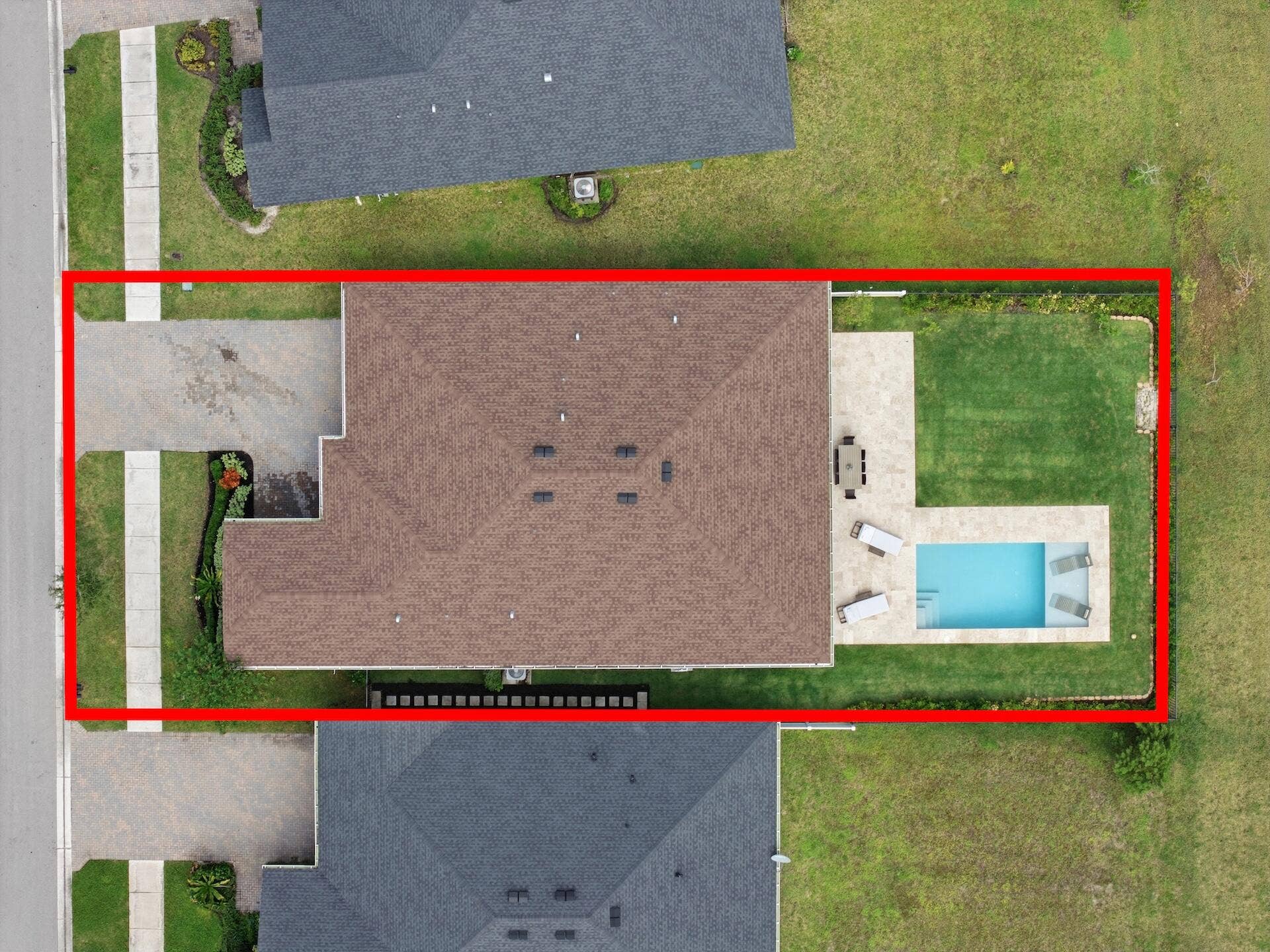 Aerial Lot Overhead