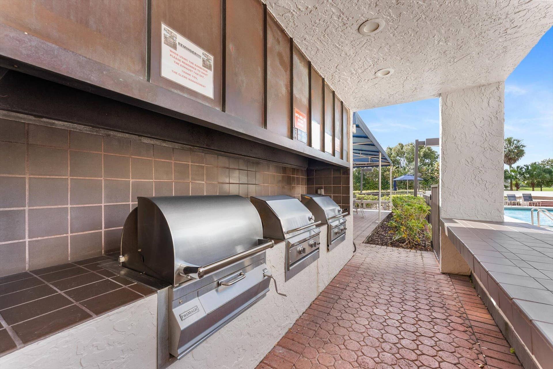 6420 Boca Del Mar Drive, #201, Boca Raton, FL 33433 BBQ Area