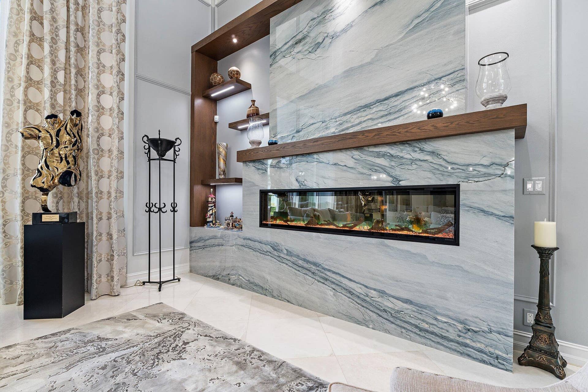 Marble Fireplace