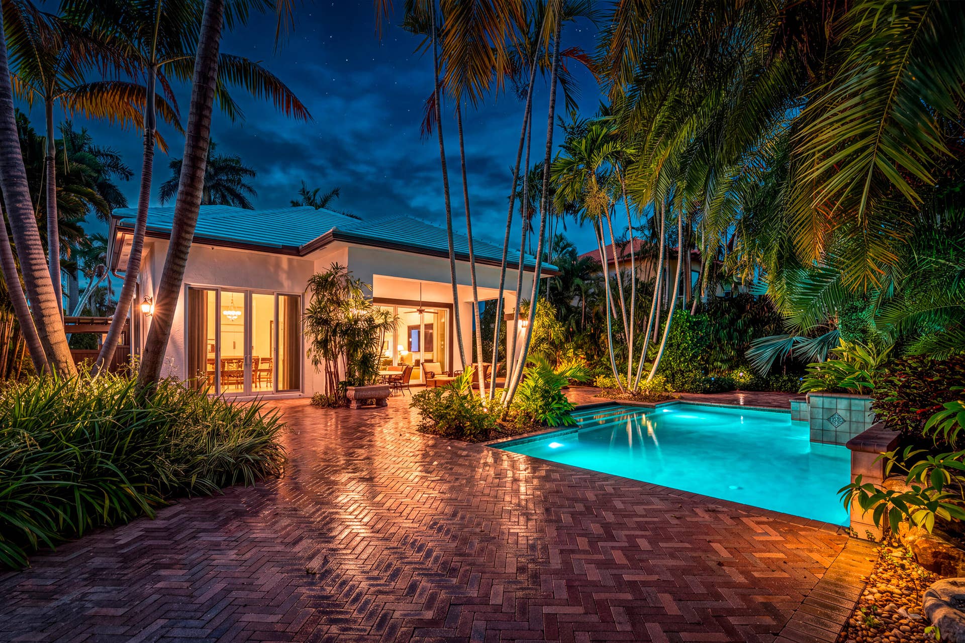Sunset Backyard