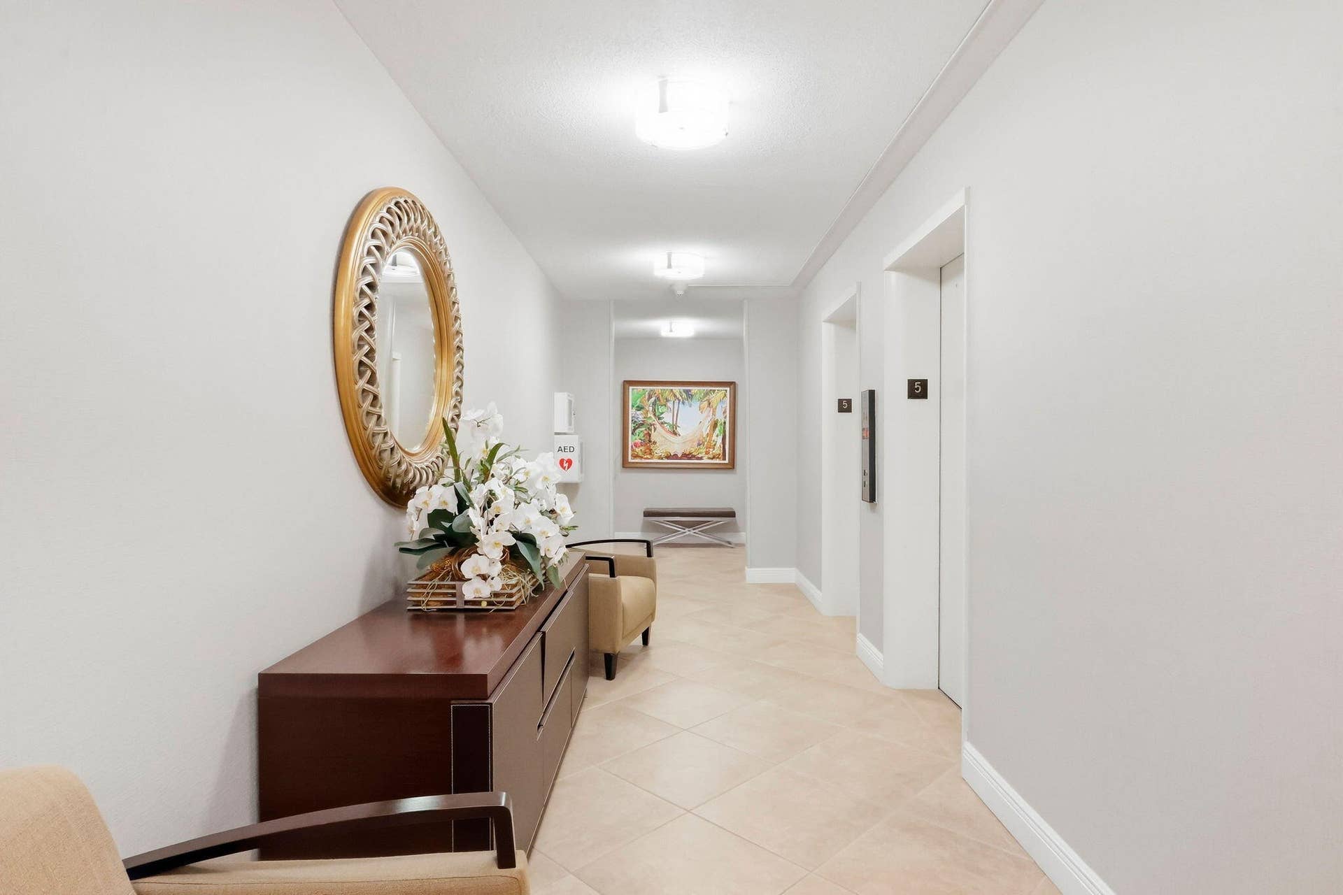1000 Lowry Street, #5G, Delray Beach, FL 33483 Elevator Foyer