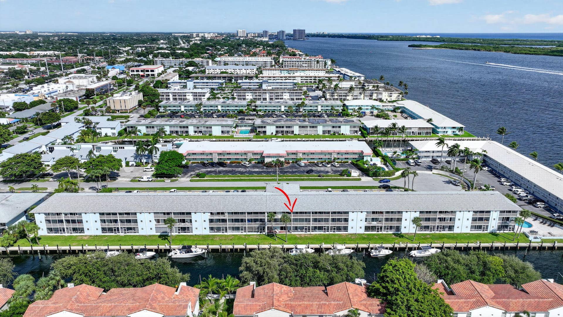 120 Lehane Terrace, #308, North Palm Beach, FL 33408 Aerial View