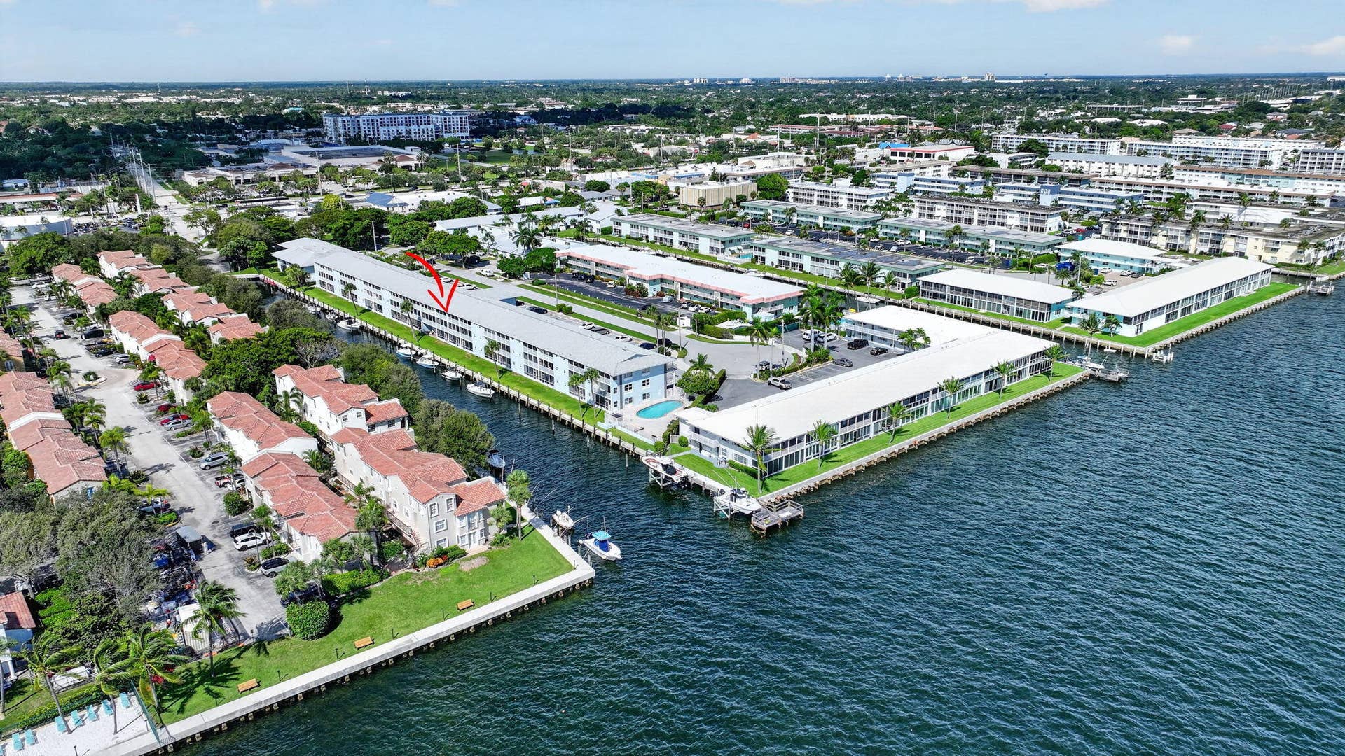 120 Lehane Terrace, #308, North Palm Beach, FL 33408 Aerial View