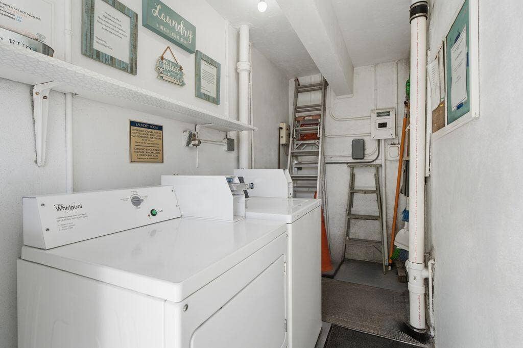 On site first floor laundry room