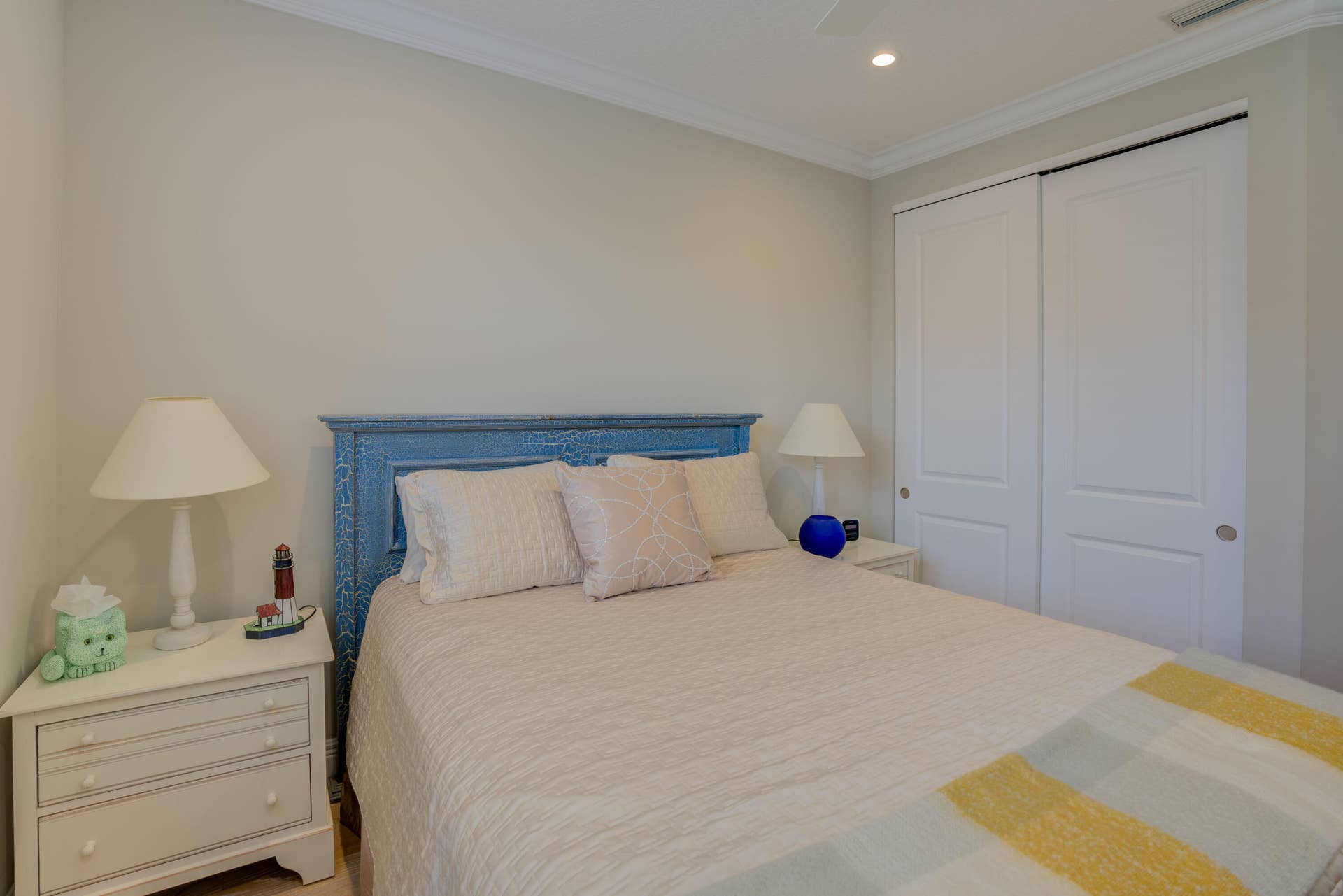 2043 Staysail Lane, Jupiter, Jupiter, FL 33477 Recessed ceiling lighting, crown molding, double-door closet, and light-toned walls
