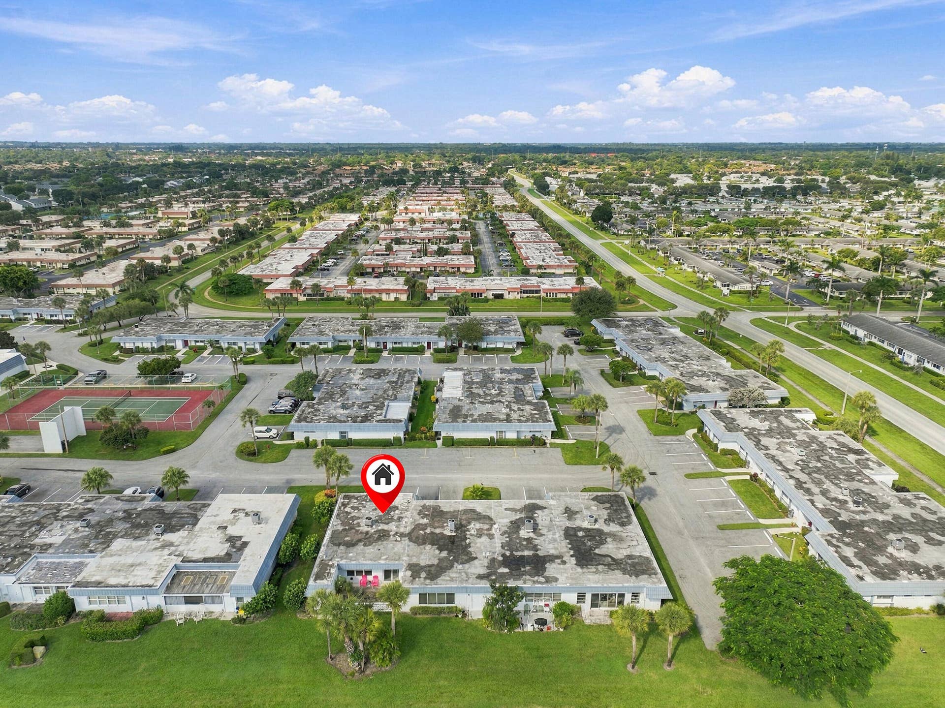 2886 FERNLEY Drive E, #32, West Palm Beach, FL 33415 Aerial Neighborhood View
