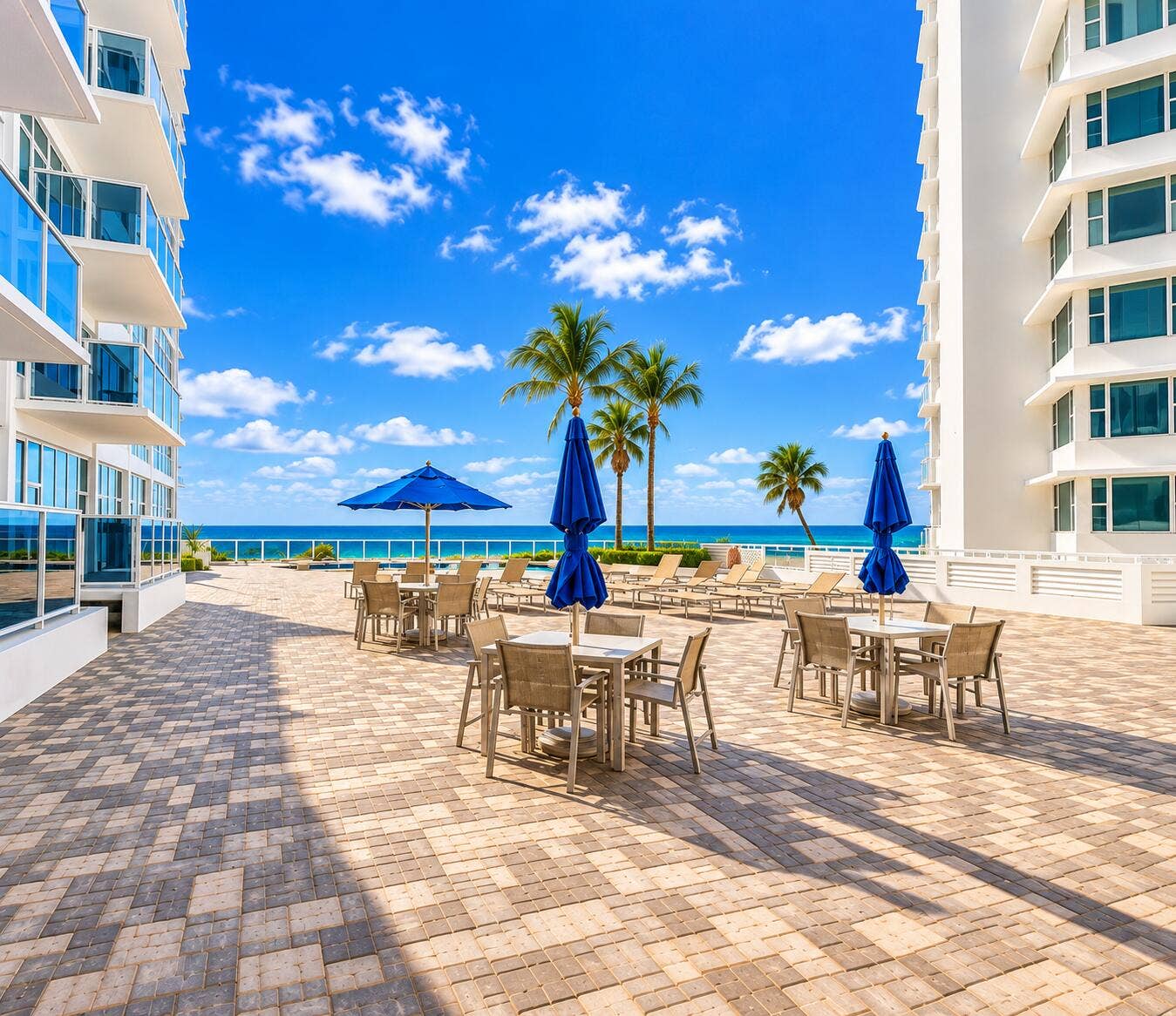Oceanfront Terrace Oasis