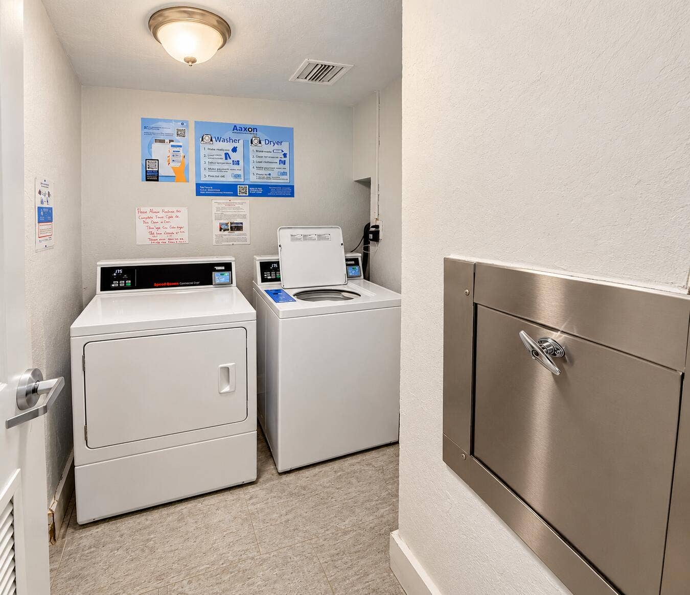 Extra laundry room in each floor