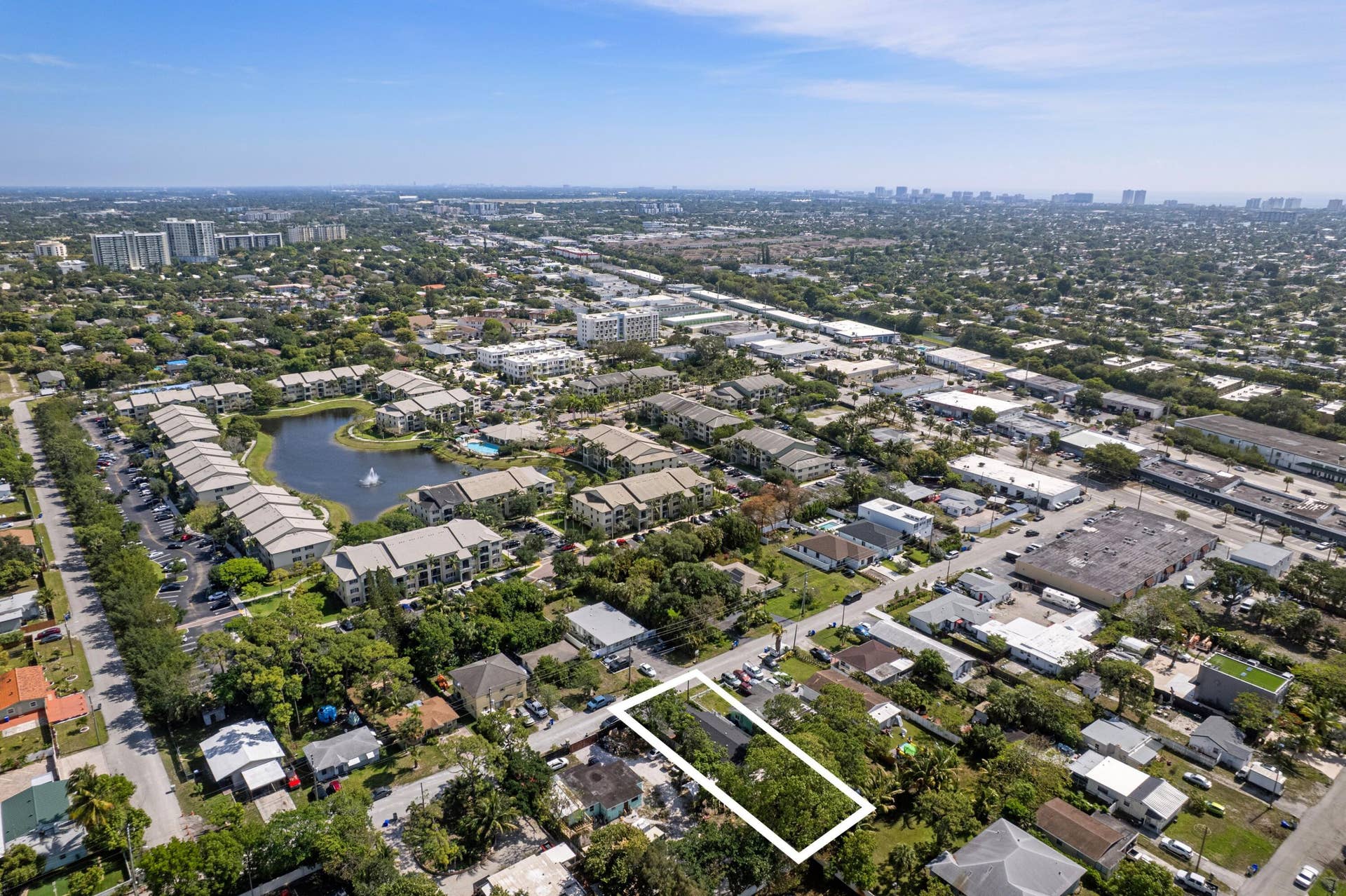 836 SW 13TH Court, Pompano Beach, FL 33060 Aerial View