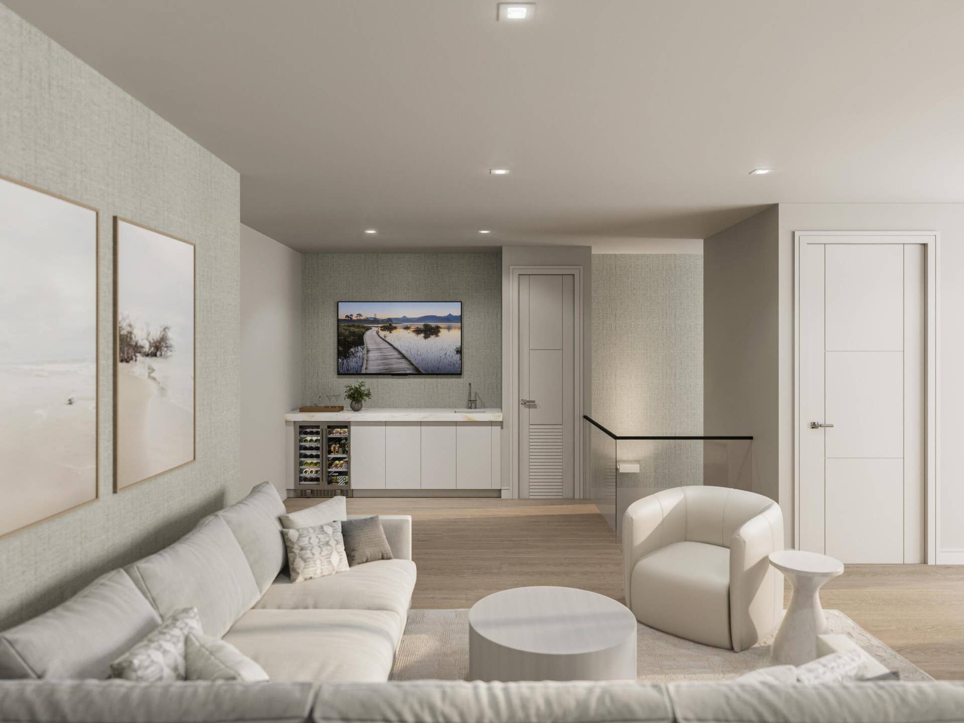 140 SE 5th Avenue, #5, Delray Beach, FL 33483 Third level Clubroom in Sandy Beach color pallet