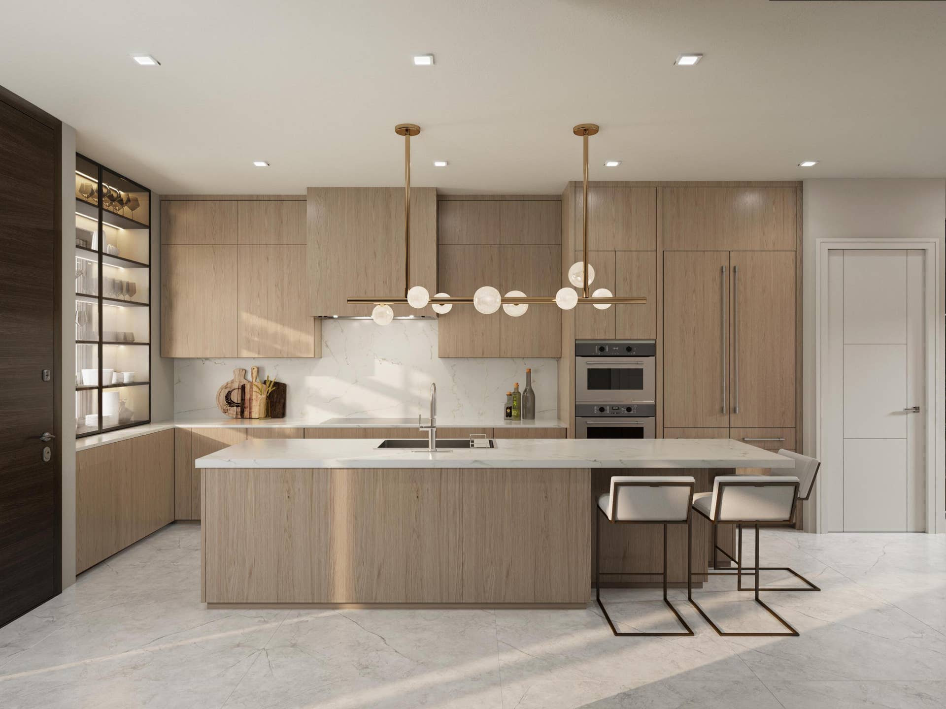 140 SE 5th Avenue, #5, Delray Beach, FL 33483 First level Kitchen in Sandy Beach Color Pallet