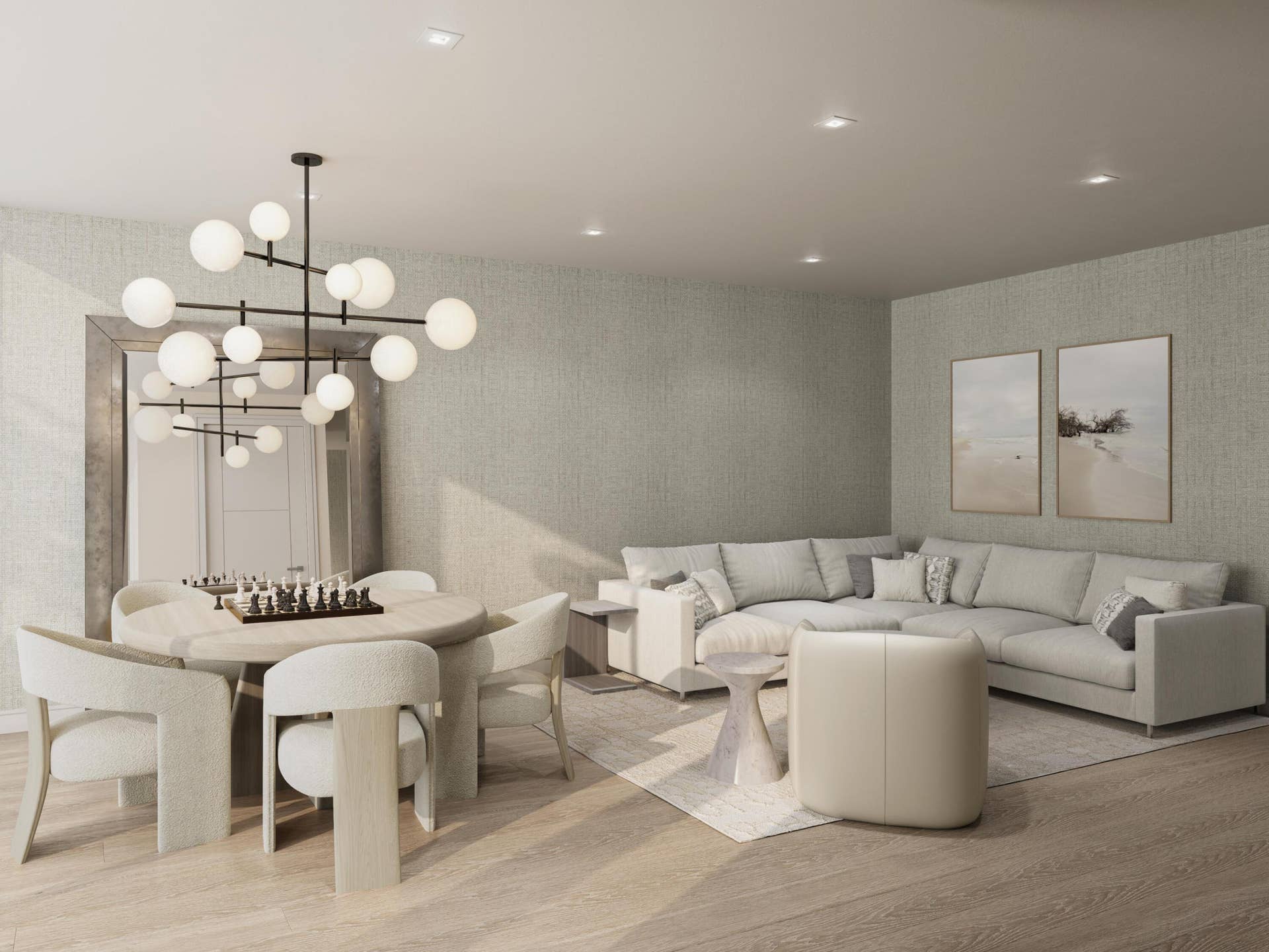140 SE 5th Avenue, #5, Delray Beach, FL 33483 Alternate view of third level Clubroom in Sandy Beach color pallet