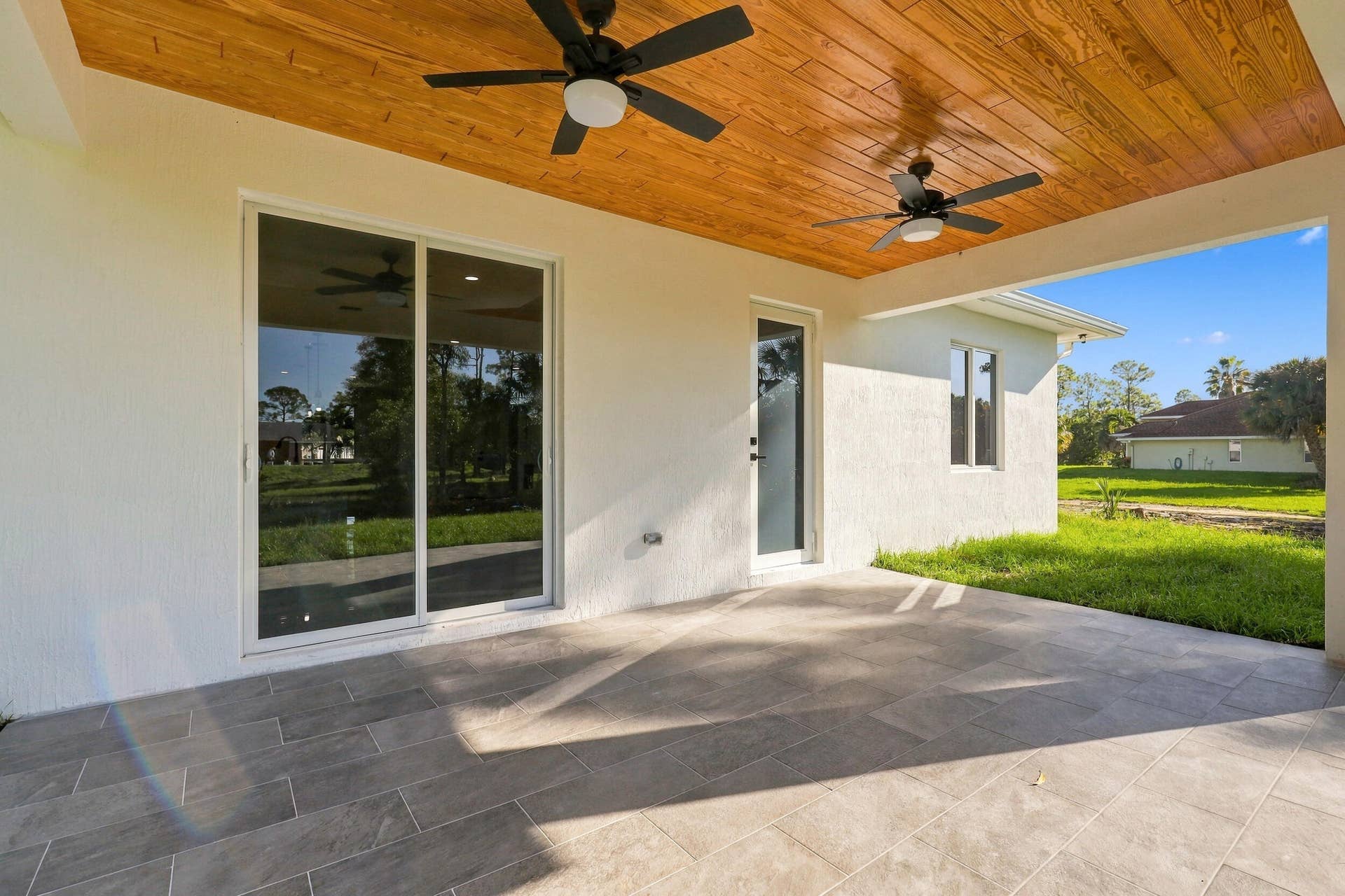 rear covered patio