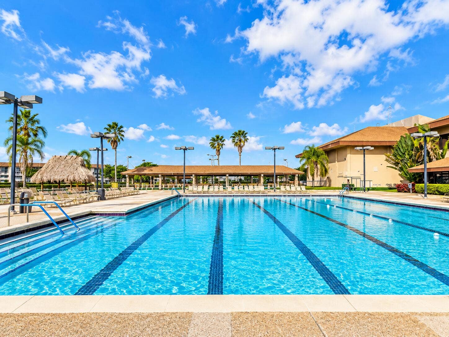 Tropical Resort Lap Pool Haven