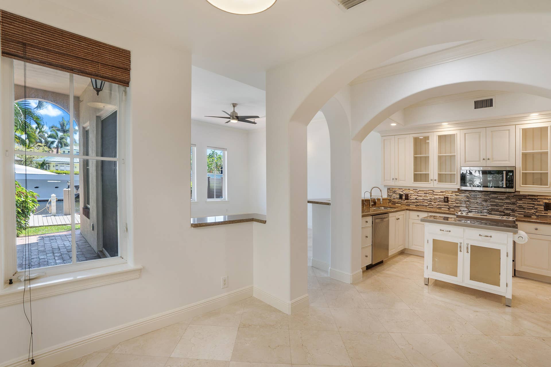 opeFormal Dining roomroom and kitchen