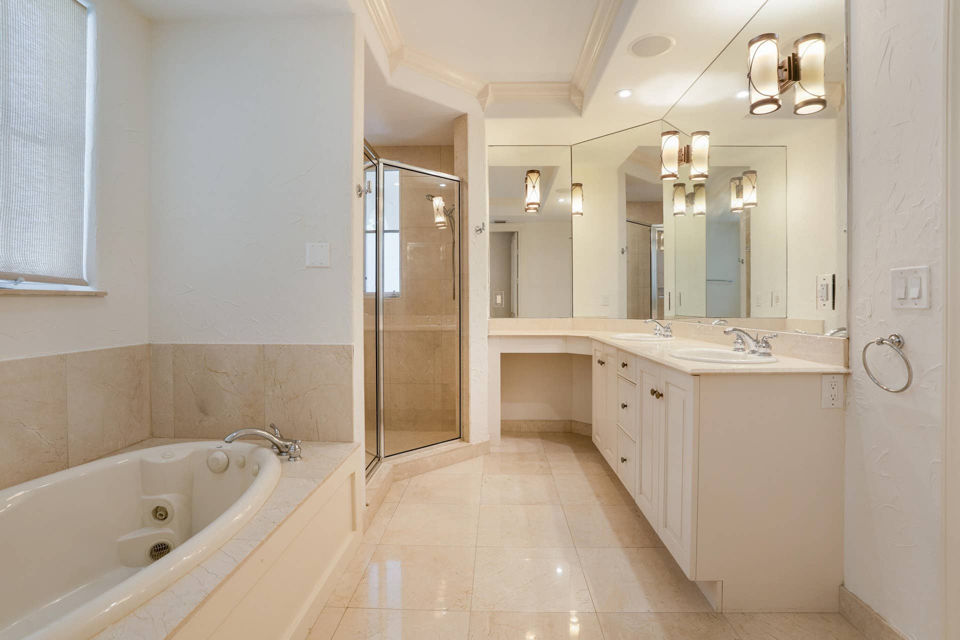 Primary spa-inspired bathroom