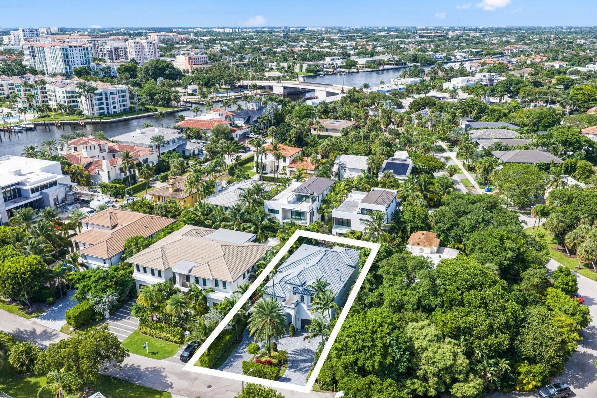 755 W Fern Drive, Boca Raton, FL 33432 Aerial View