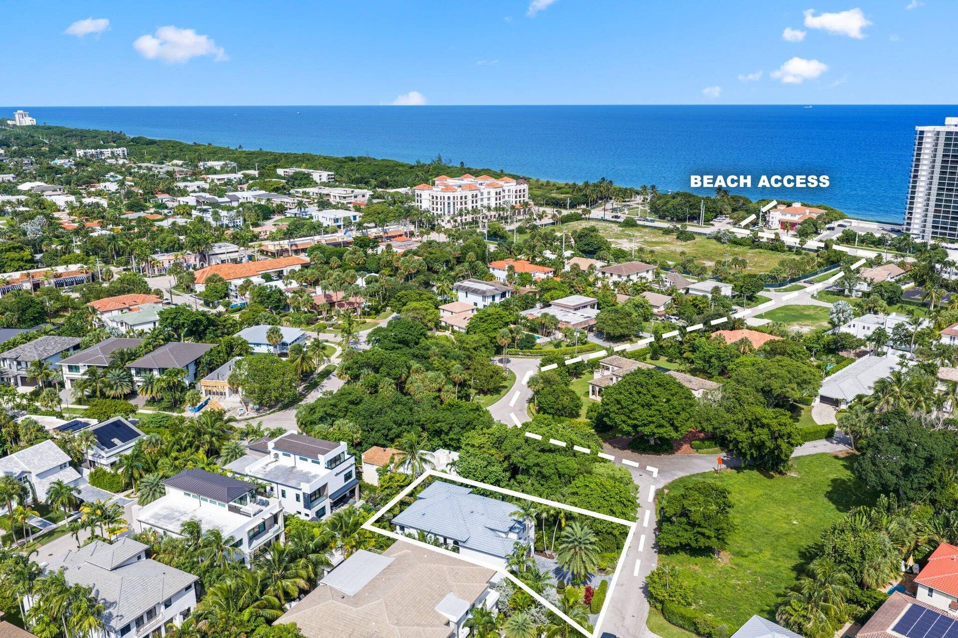 755 W Fern Drive, Boca Raton, FL 33432 Aerial View
