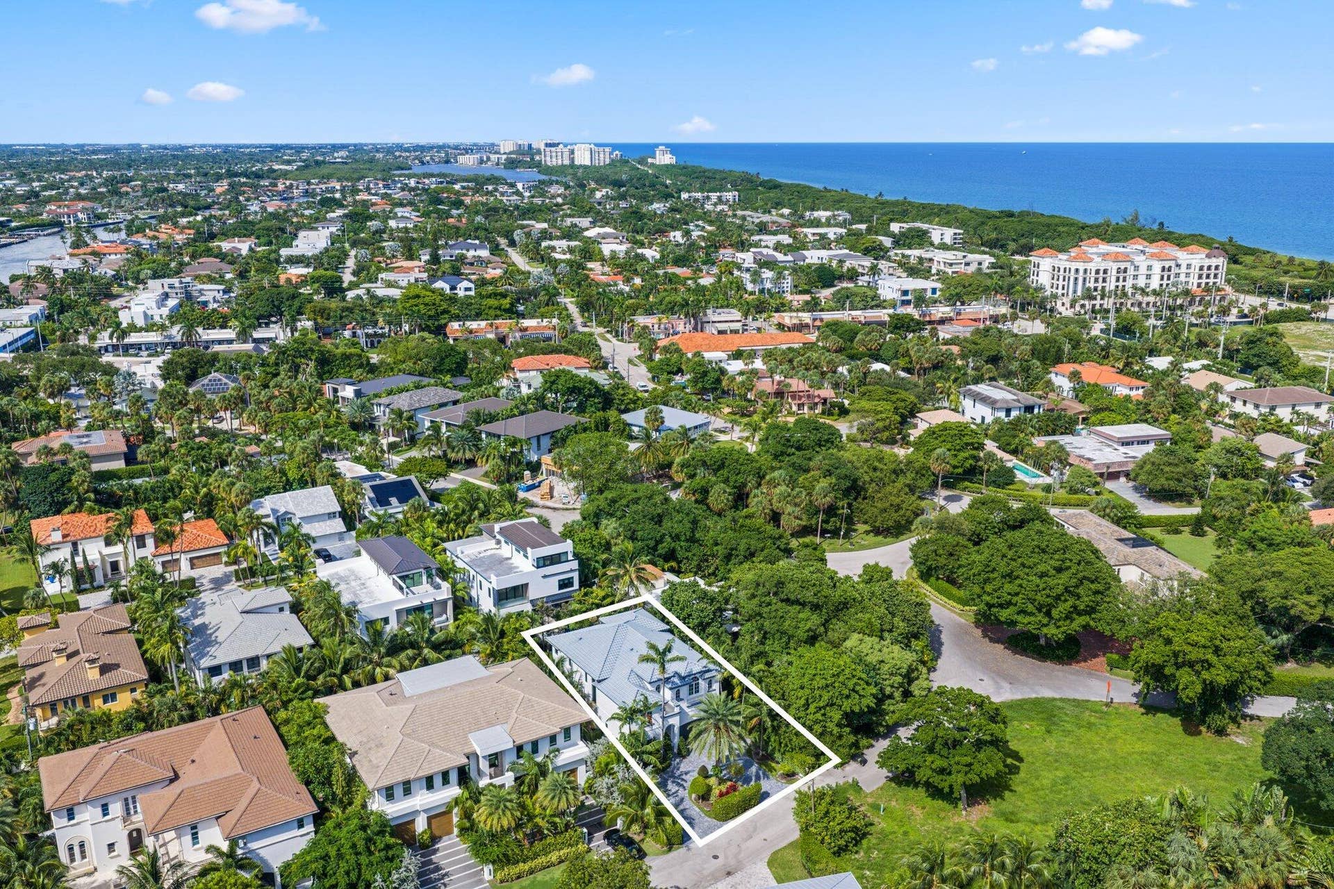 755 W Fern Drive, Boca Raton, FL 33432 Aerial View