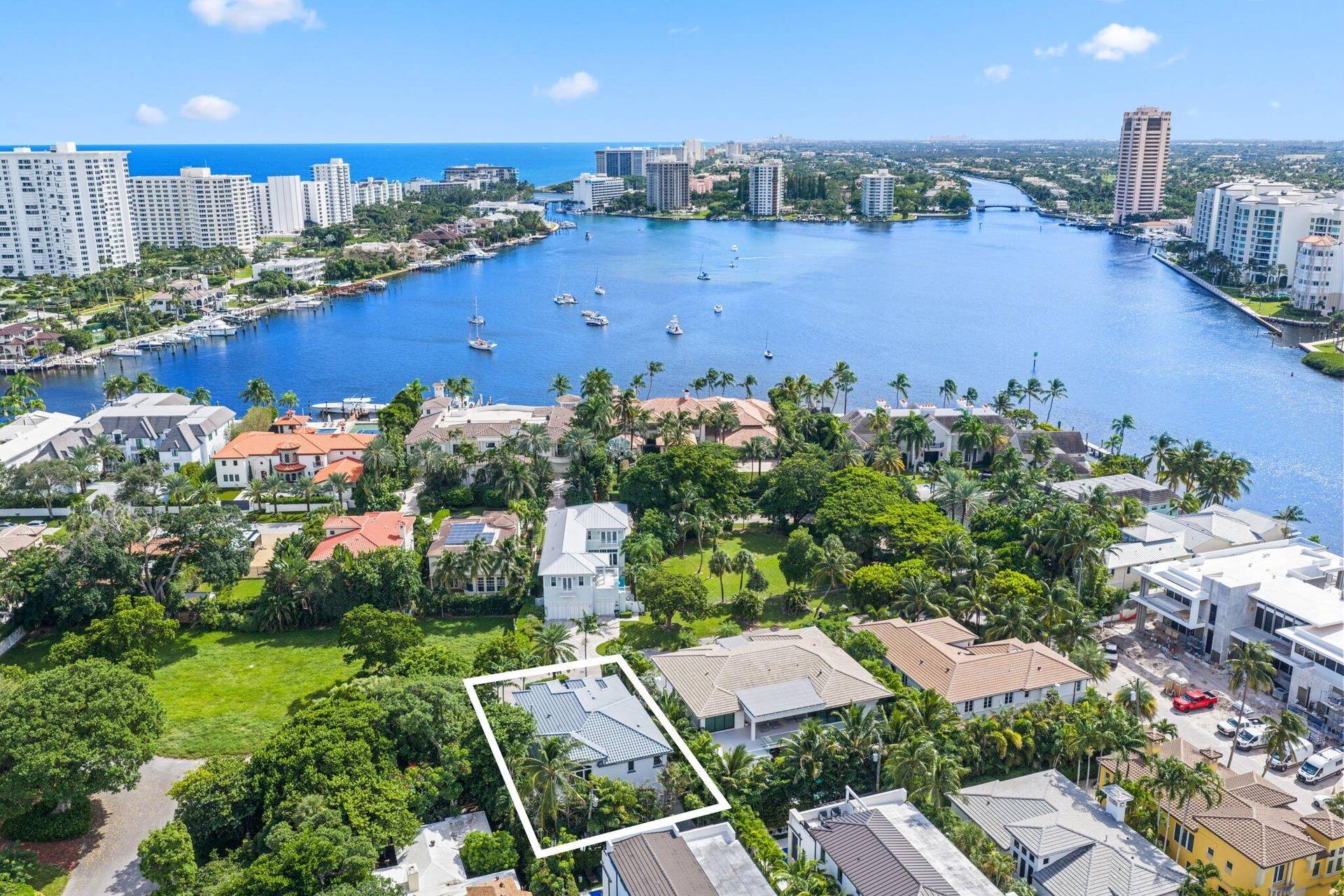 755 W Fern Drive, Boca Raton, FL 33432 Aerial View