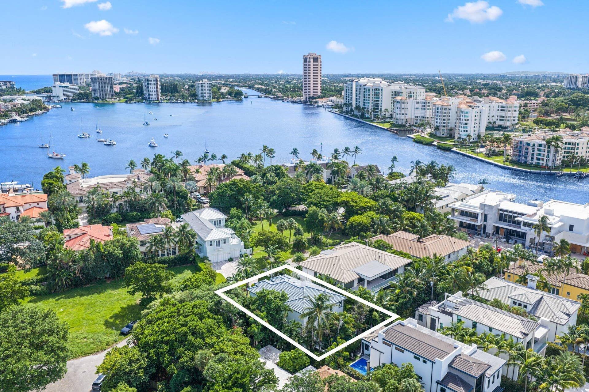 755 W Fern Drive, Boca Raton, FL 33432 Aerial View