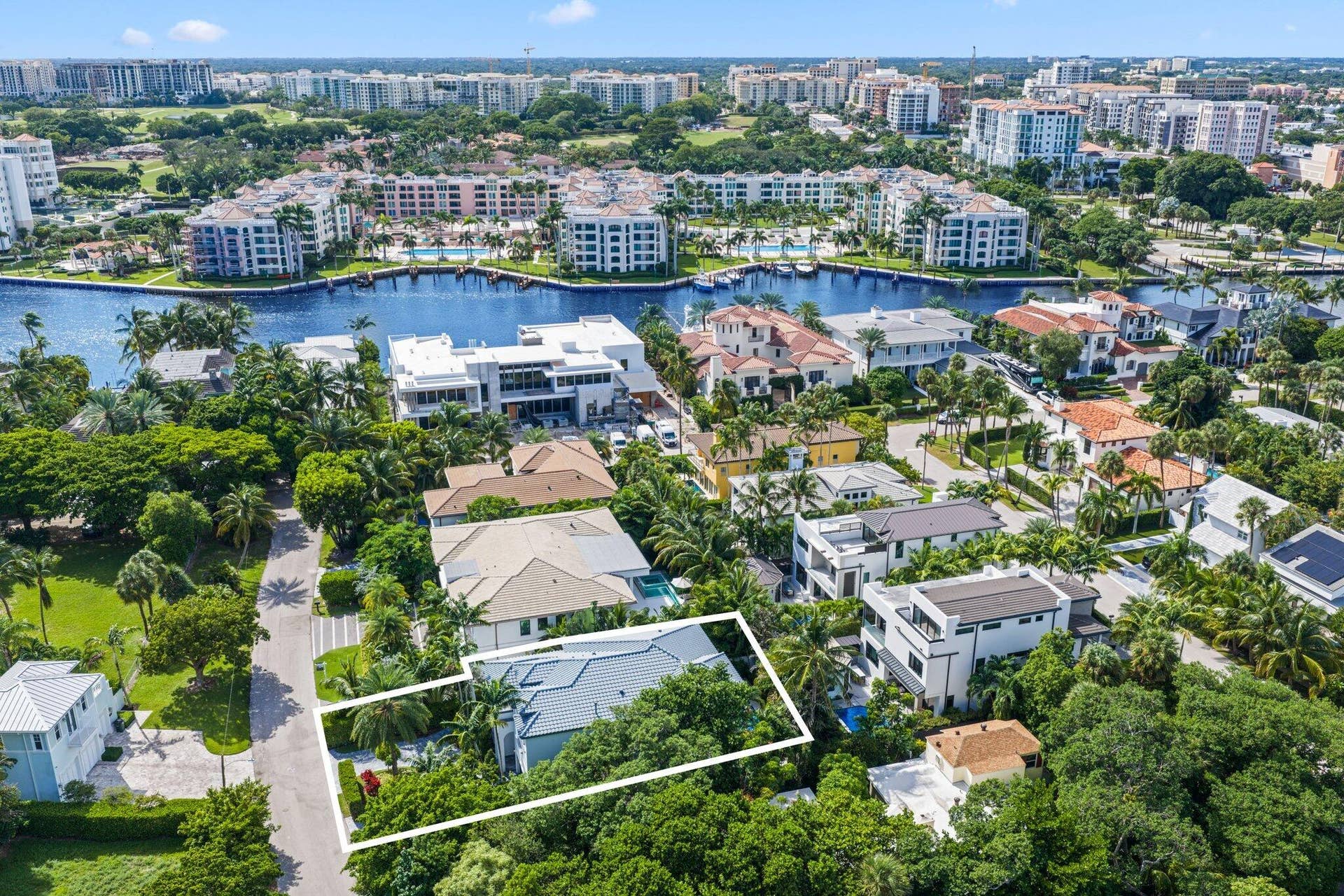 755 W Fern Drive, Boca Raton, FL 33432 Aerial View